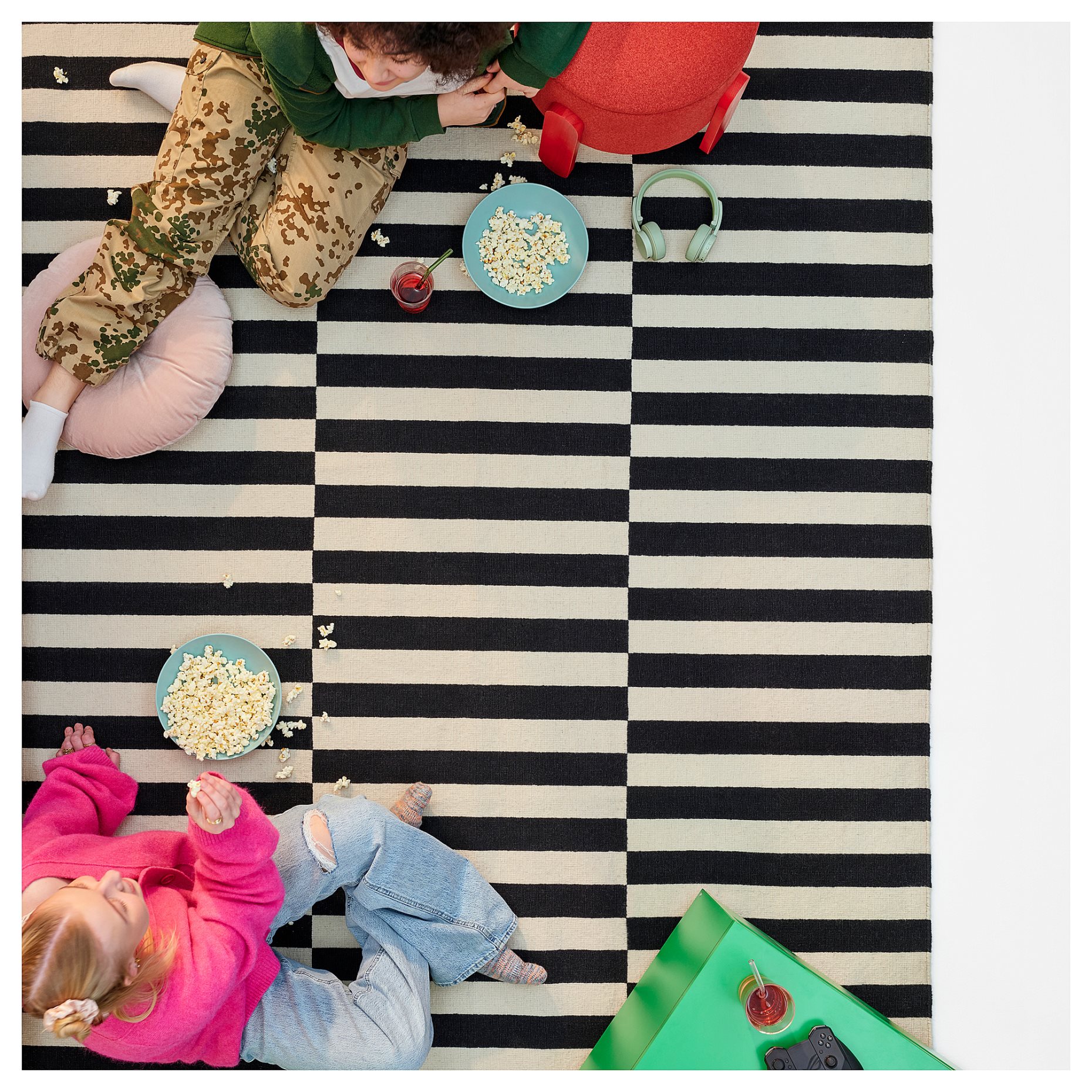 STOCKHOLM, χαλί χειροποίητο/ριγέ χαμηλή πλέξη, 250x350 cm, 901.032.54