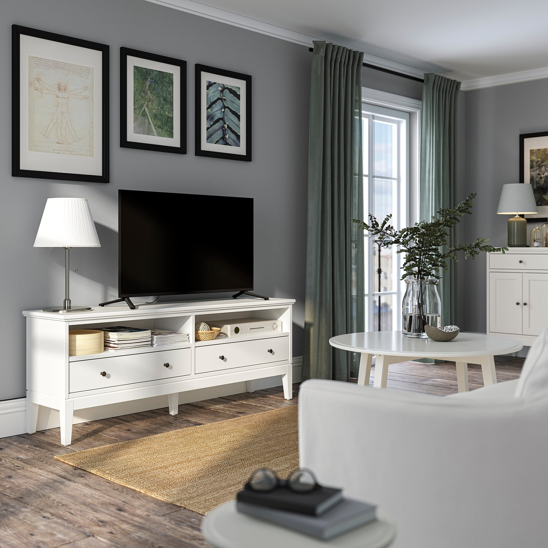 IDANÄS, έπιπλο TV, 162x40x63 cm, 904.878.60