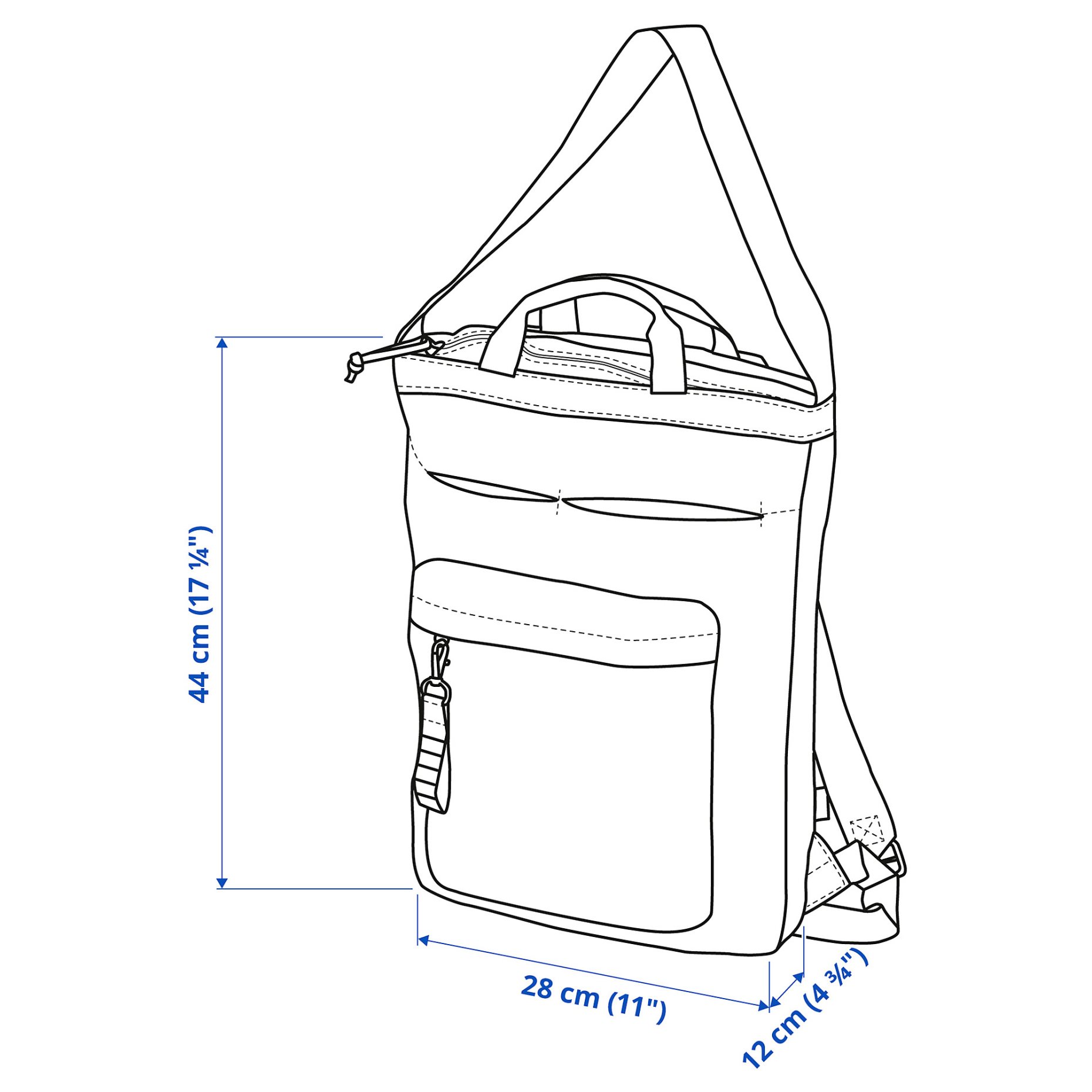 VÄRLDENS, travel tote bag, 16 l, 904.879.16