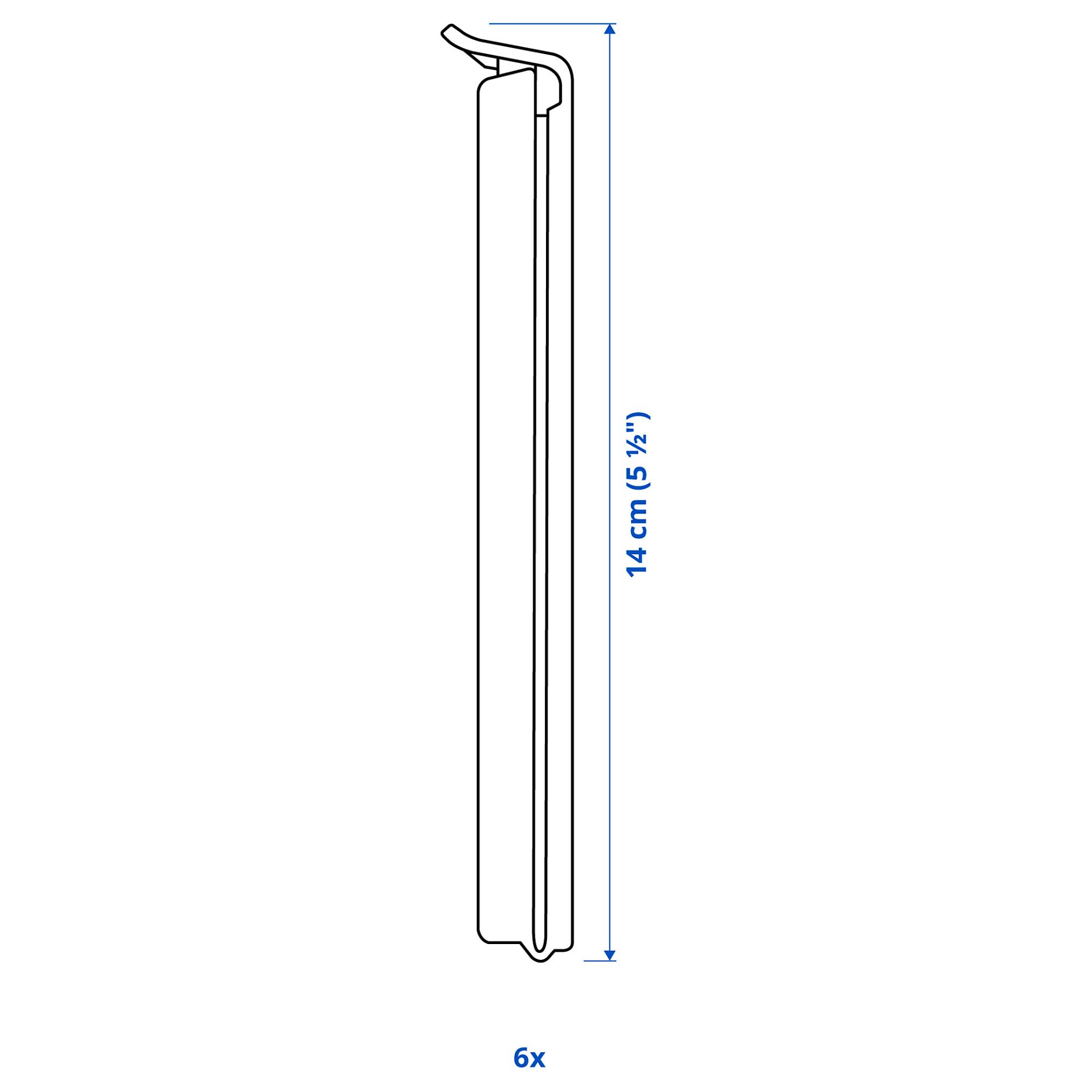 BEVARA, sealing clip, 6 pack, 905.241.79