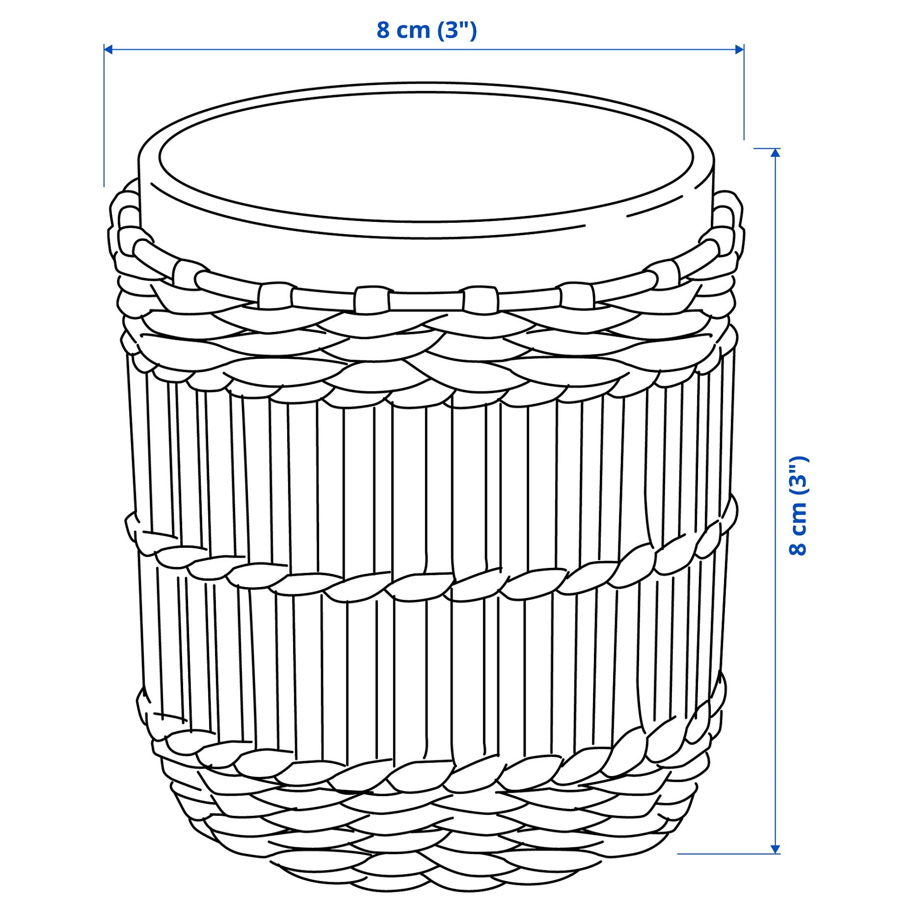 SLIPPRIG, βάση για κερί ρεσό/χειροποίητο, 905.314.10