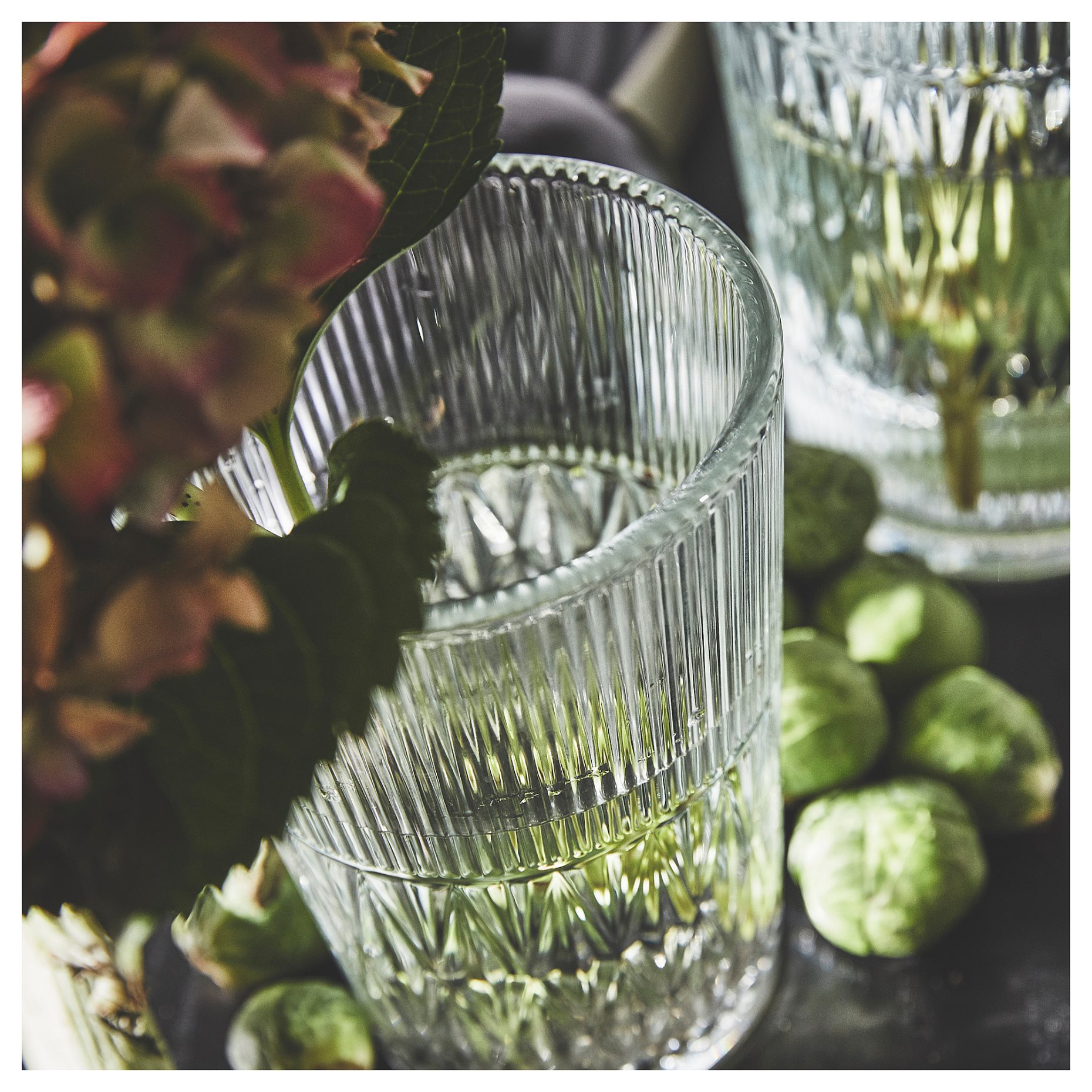 SMÄLLSPIREA, βάζο/γυαλί/με σχέδια, 17 cm, 905.421.78