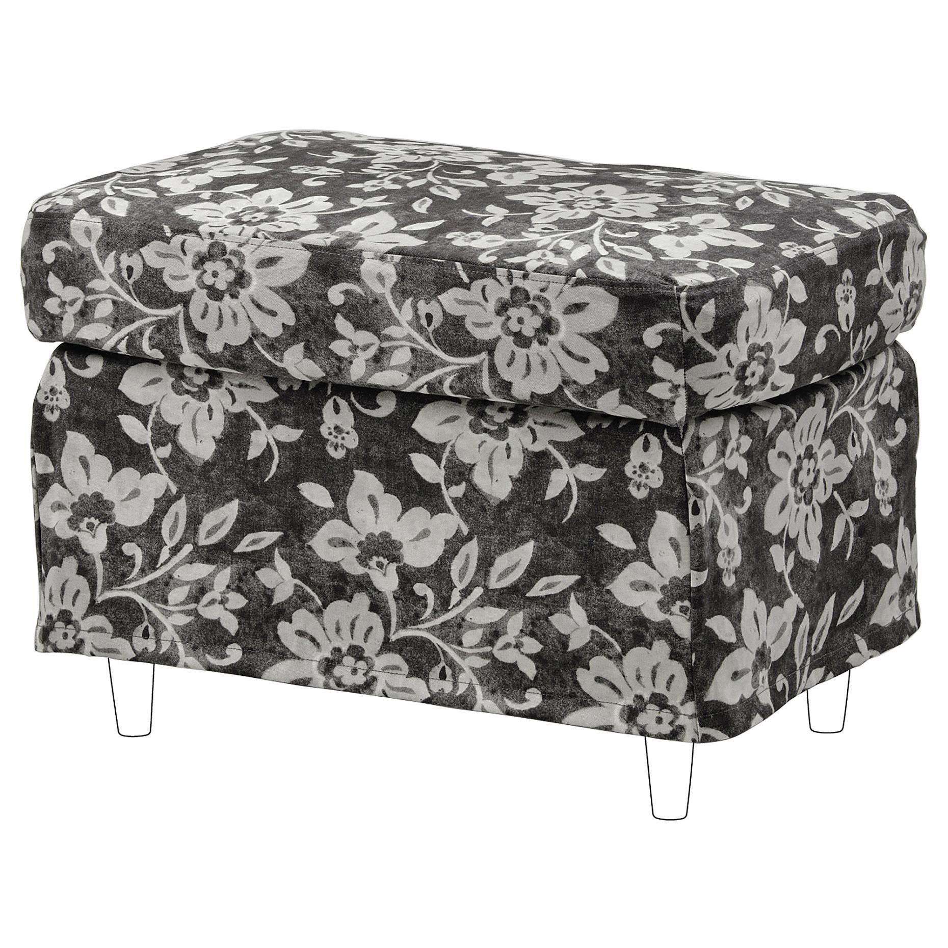 STRANDMON, slipcover for footstool, 905.466.09