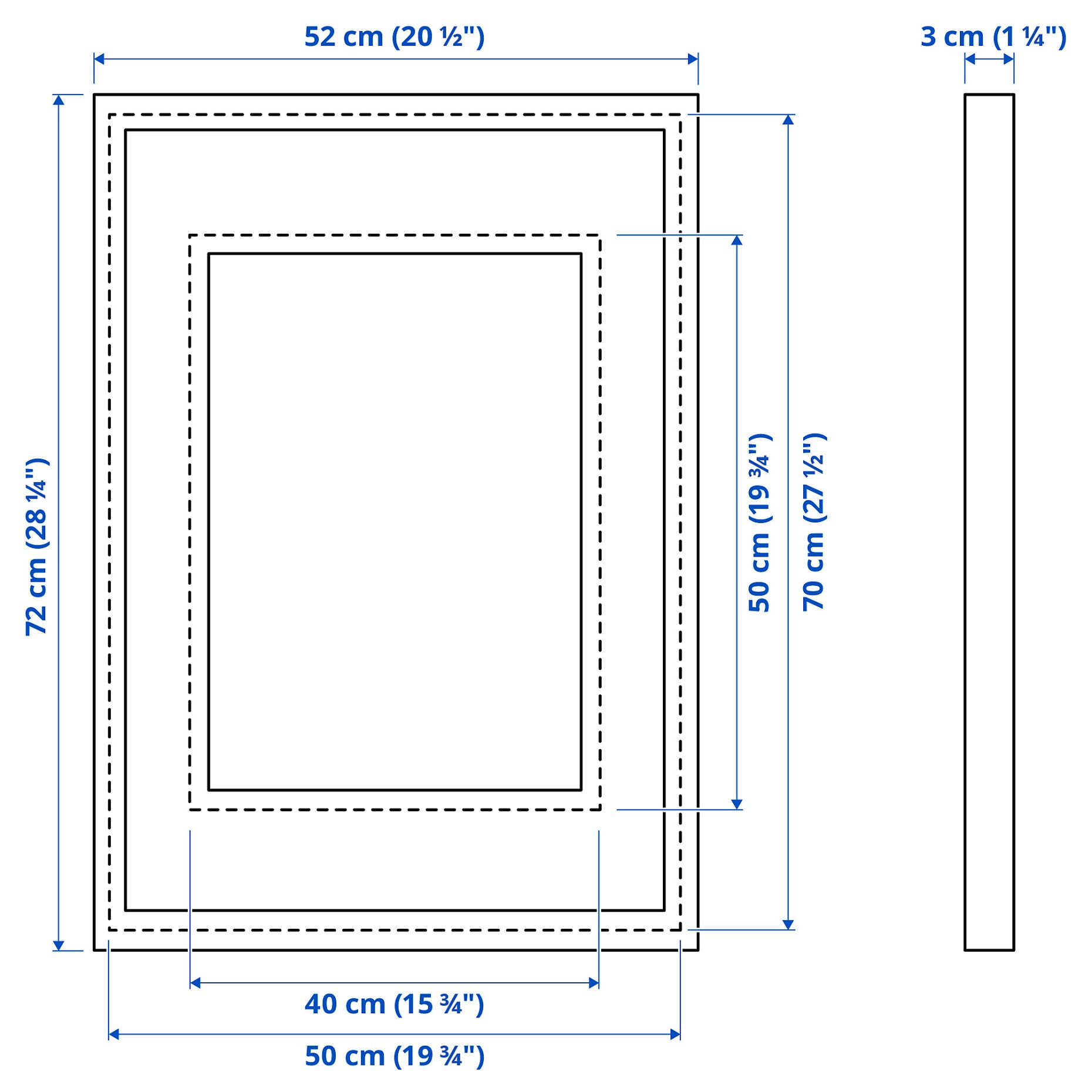 RODALM, frame, 50x70 cm, 905.489.29