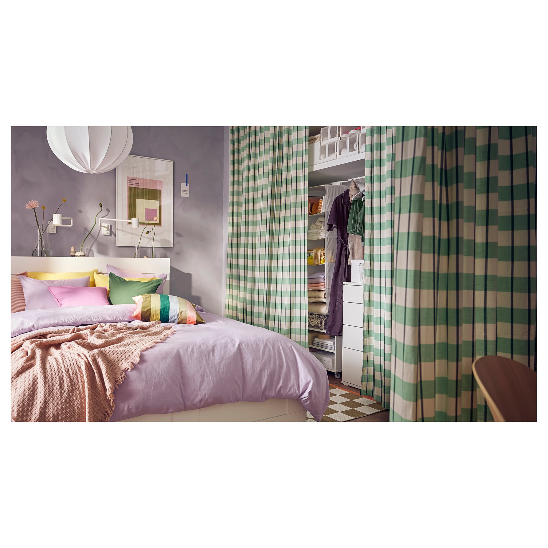 GLANSHAGTORN, curtain 1 piece, 300x300 cm, 905.561.08
