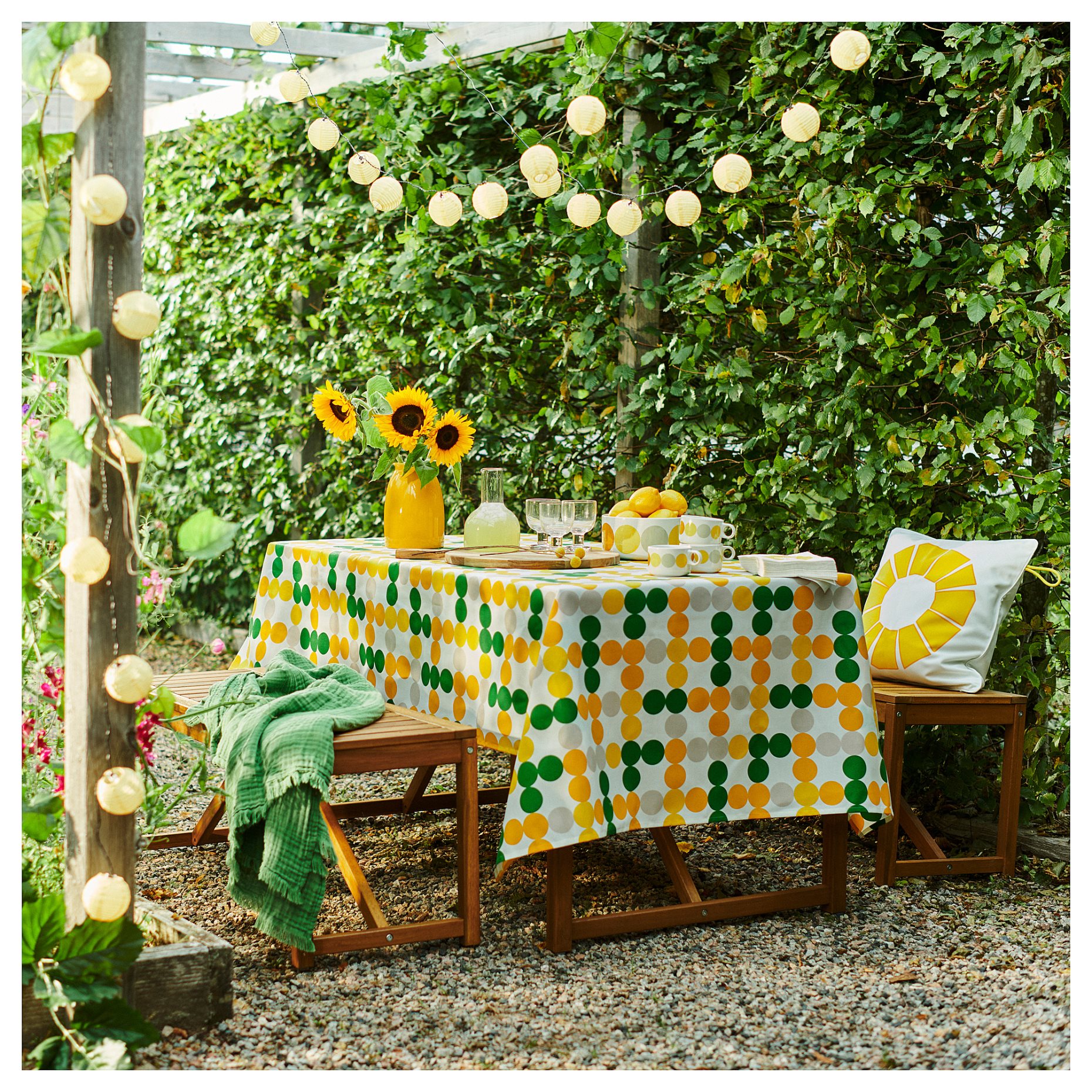 BROGGAN, cushion cover/in/outdoor, 50x50 cm, 905.707.22