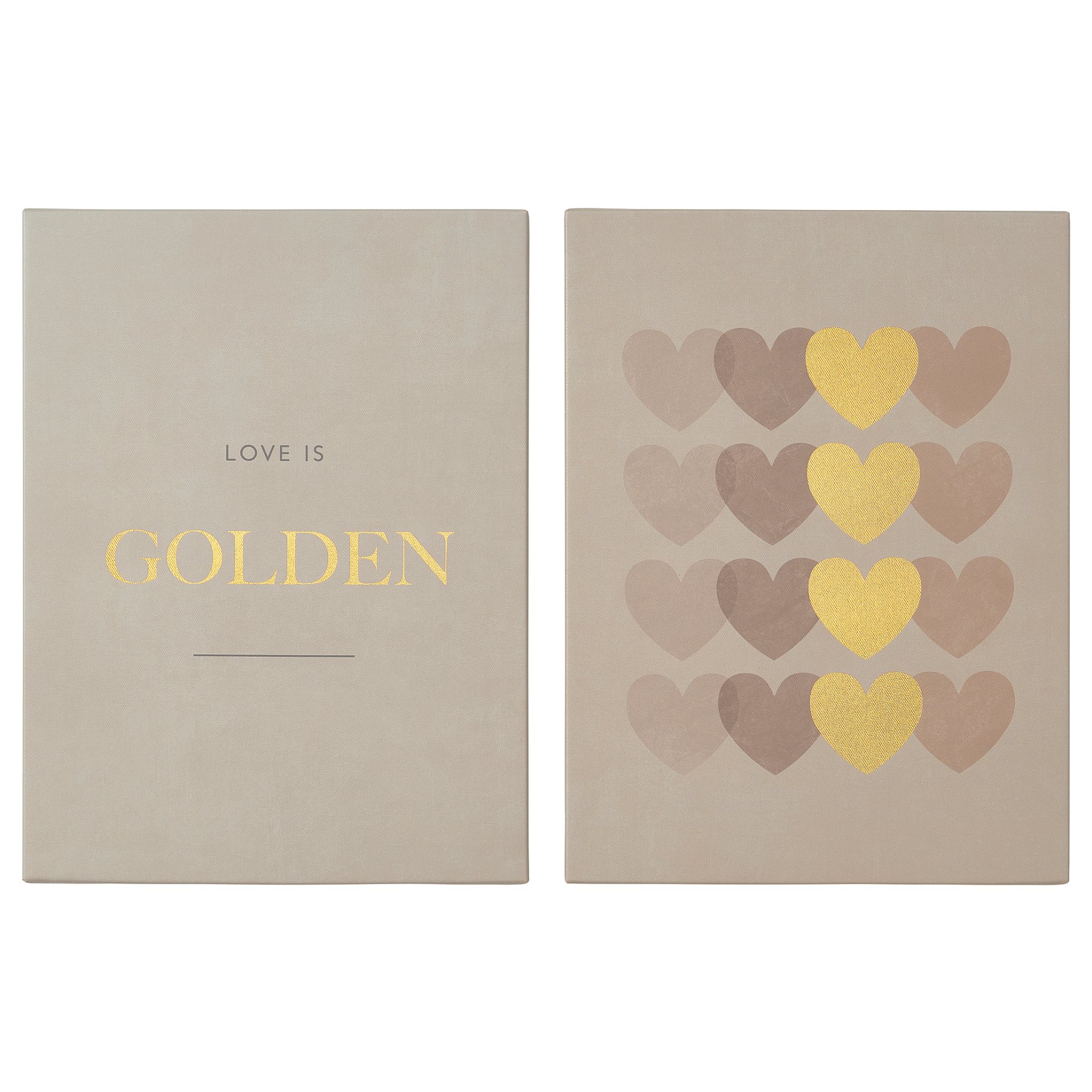 PJÄTTERYD, picture/golden love/ set of 2, 30x40 cm, 905.713.02