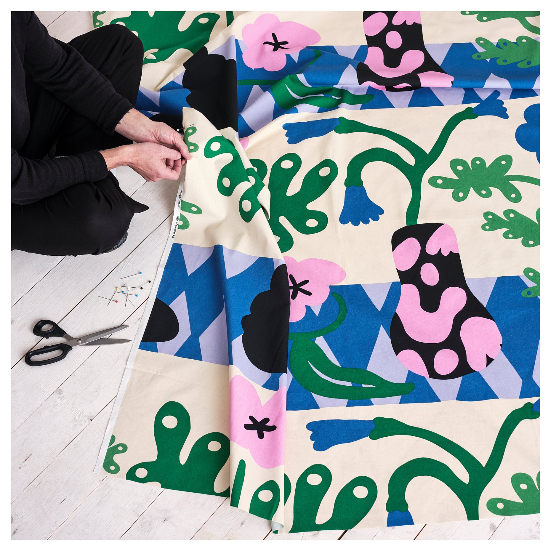 FJALLDRABA, pre-cut fabric, 150x300 cm, 905.798.26