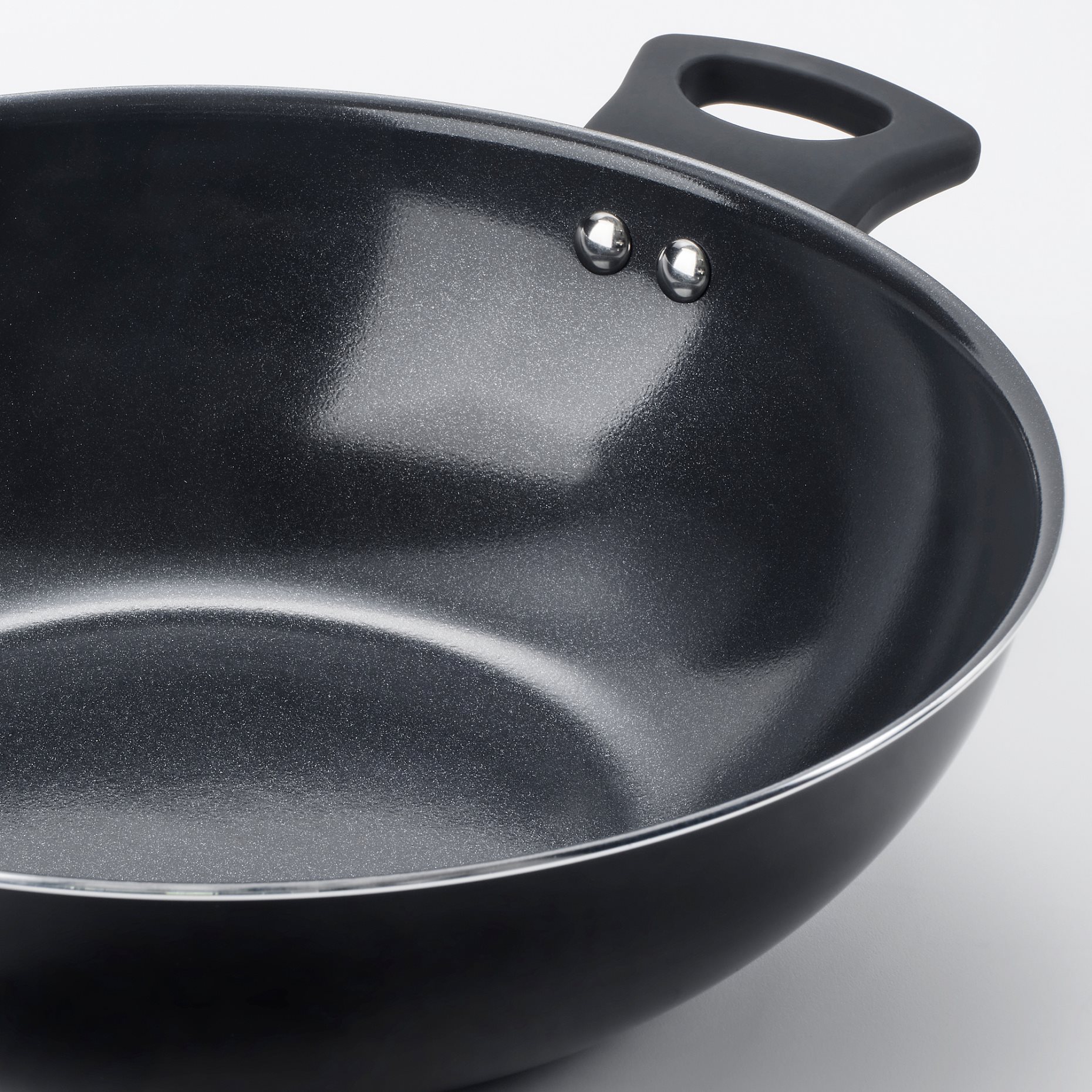 HEMLAGAD, wok with lid non-stick coating, 28 cm, 905.809.19