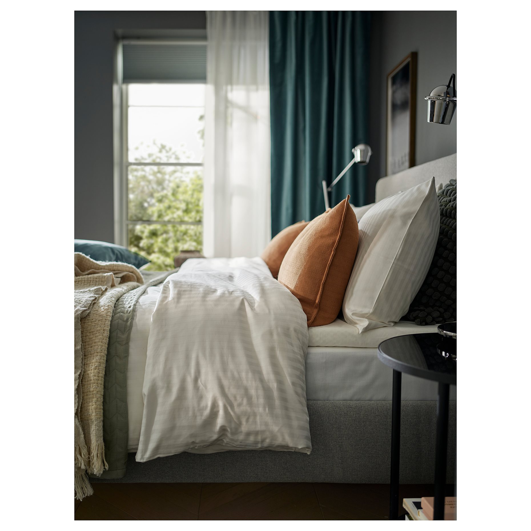 SANELA, curtains 1 pair, 140x300 cm, 905.898.87