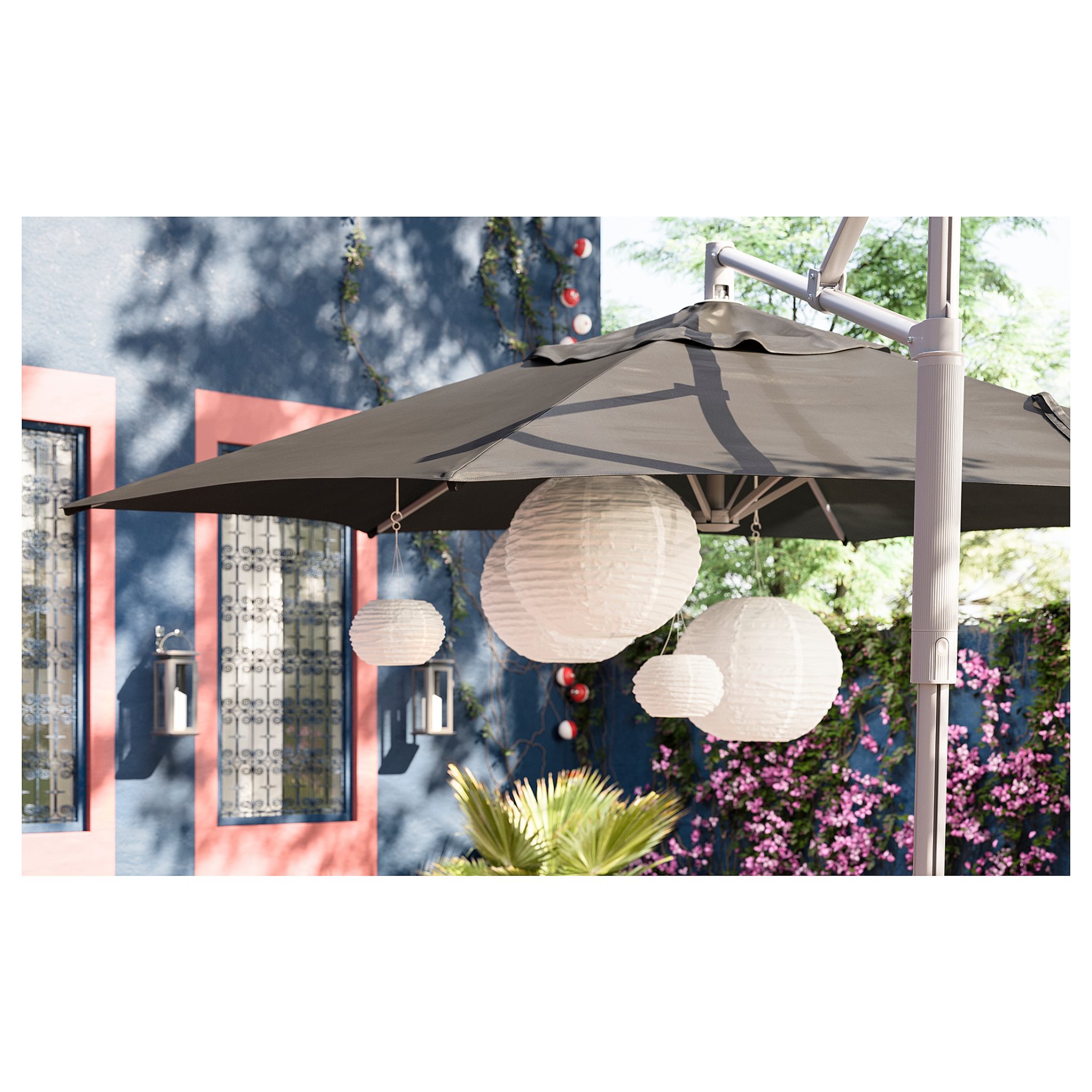 SOLVINDEN, solar-powered pendant lamp with built in LED light source/outdoor, 45 cm, 905.930.35