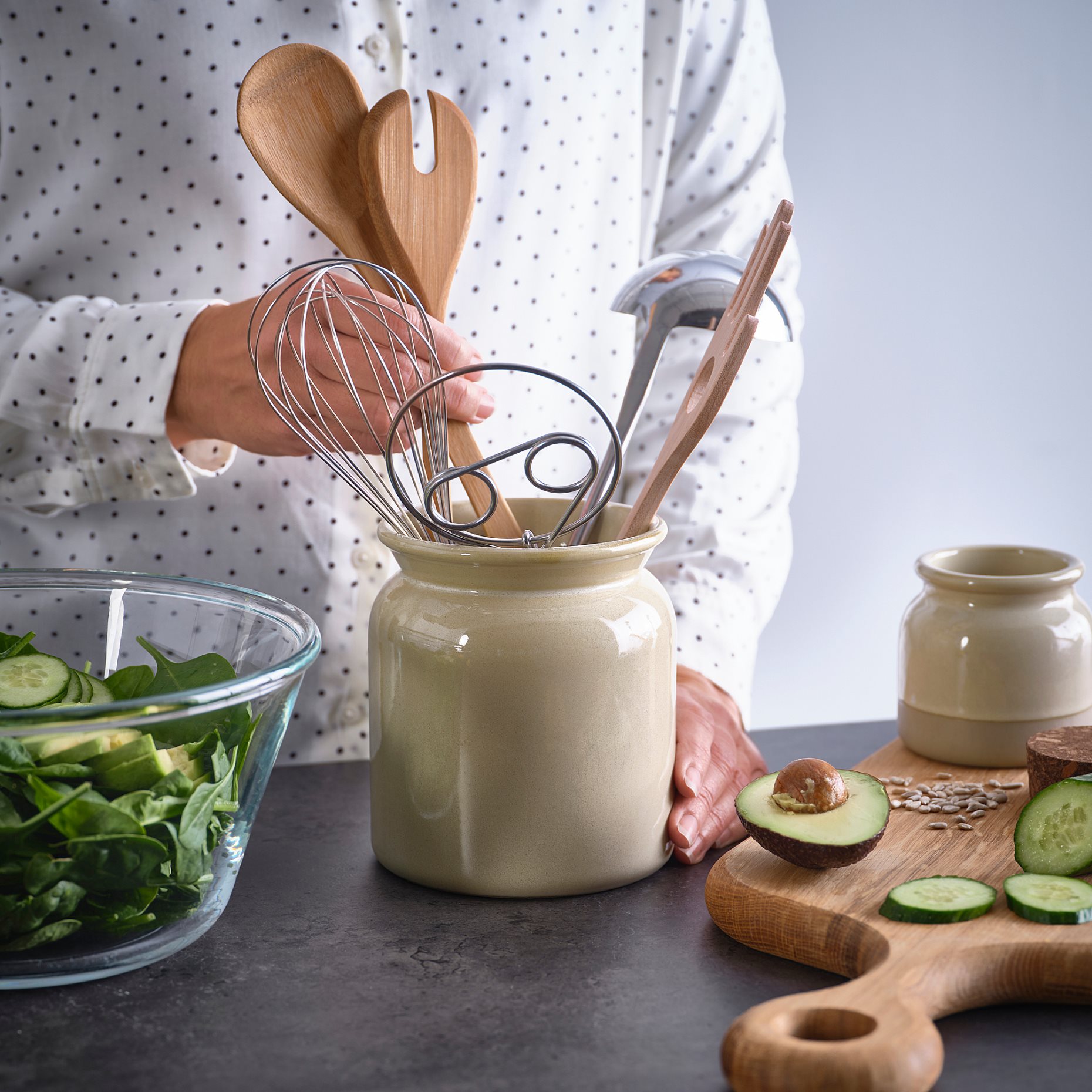 BRUGDHAJ, utensil holder, 15 cm, 905.961.71