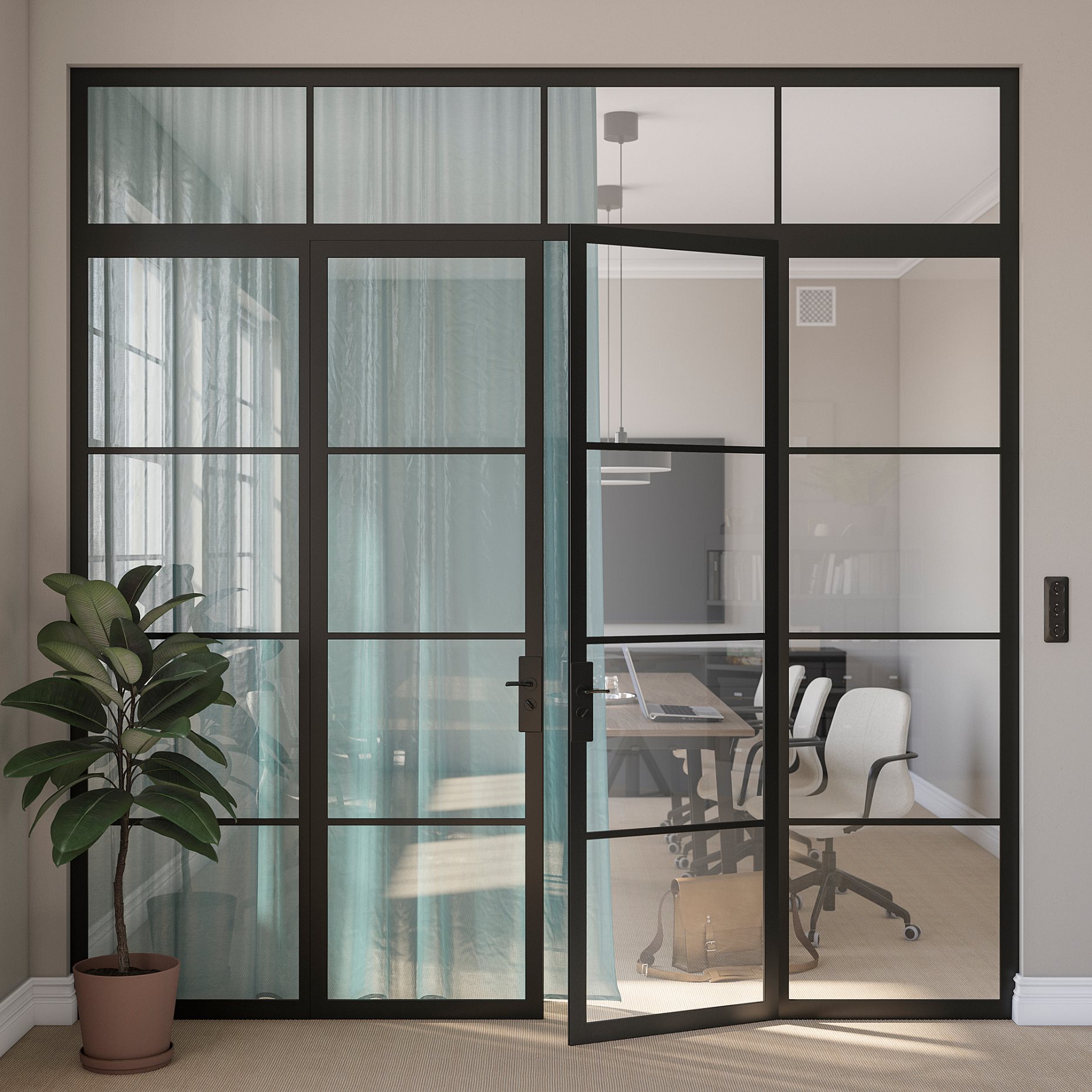 STENFRÖ, διαφανής κουρτίνα, 1 τεμ. 300x300 cm, 905.977.26