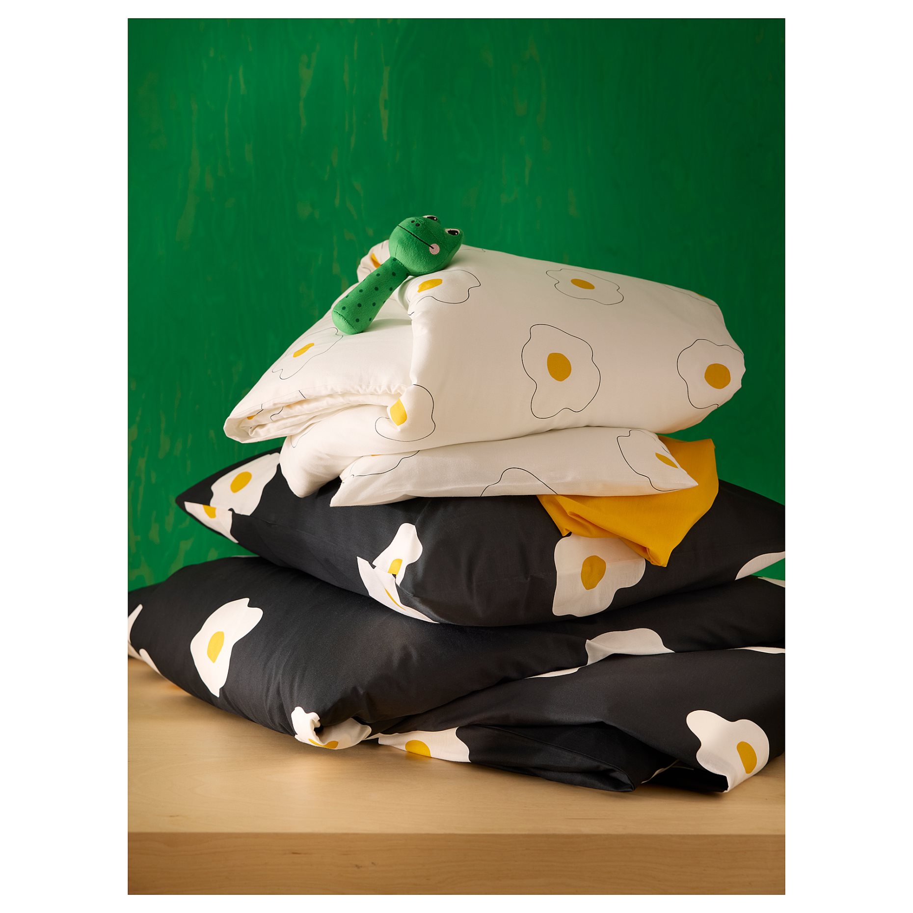 ÖGONLOCKSMAL, σετ λευκά είδη για κούνια, 3 τεμ. 70x140 cm, 905.985.23