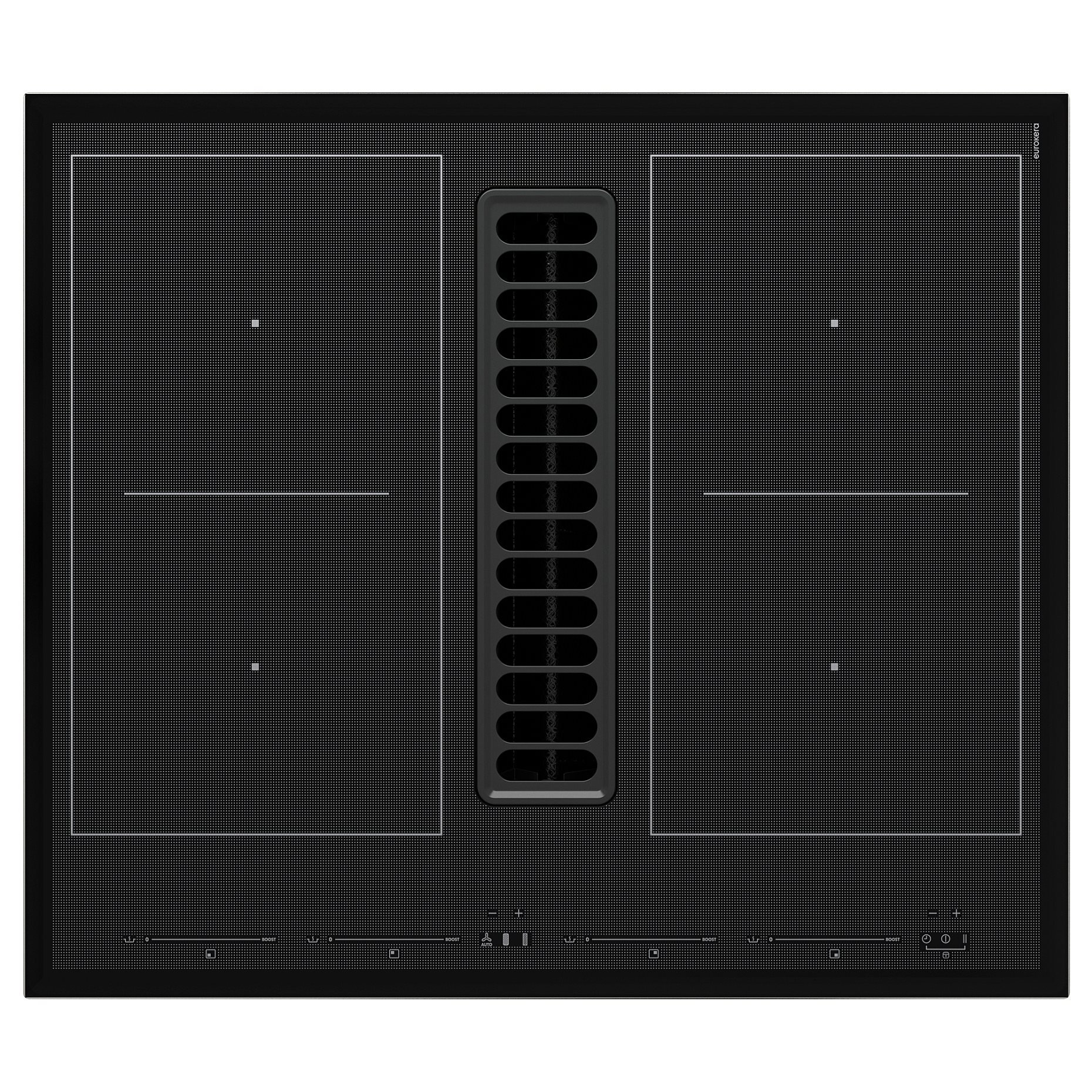 TÄCKNAN, επαγωγική εστία/ενσωματωματωμένος απορροφητήρας/IKEA 500, 60 cm, 905.986.36