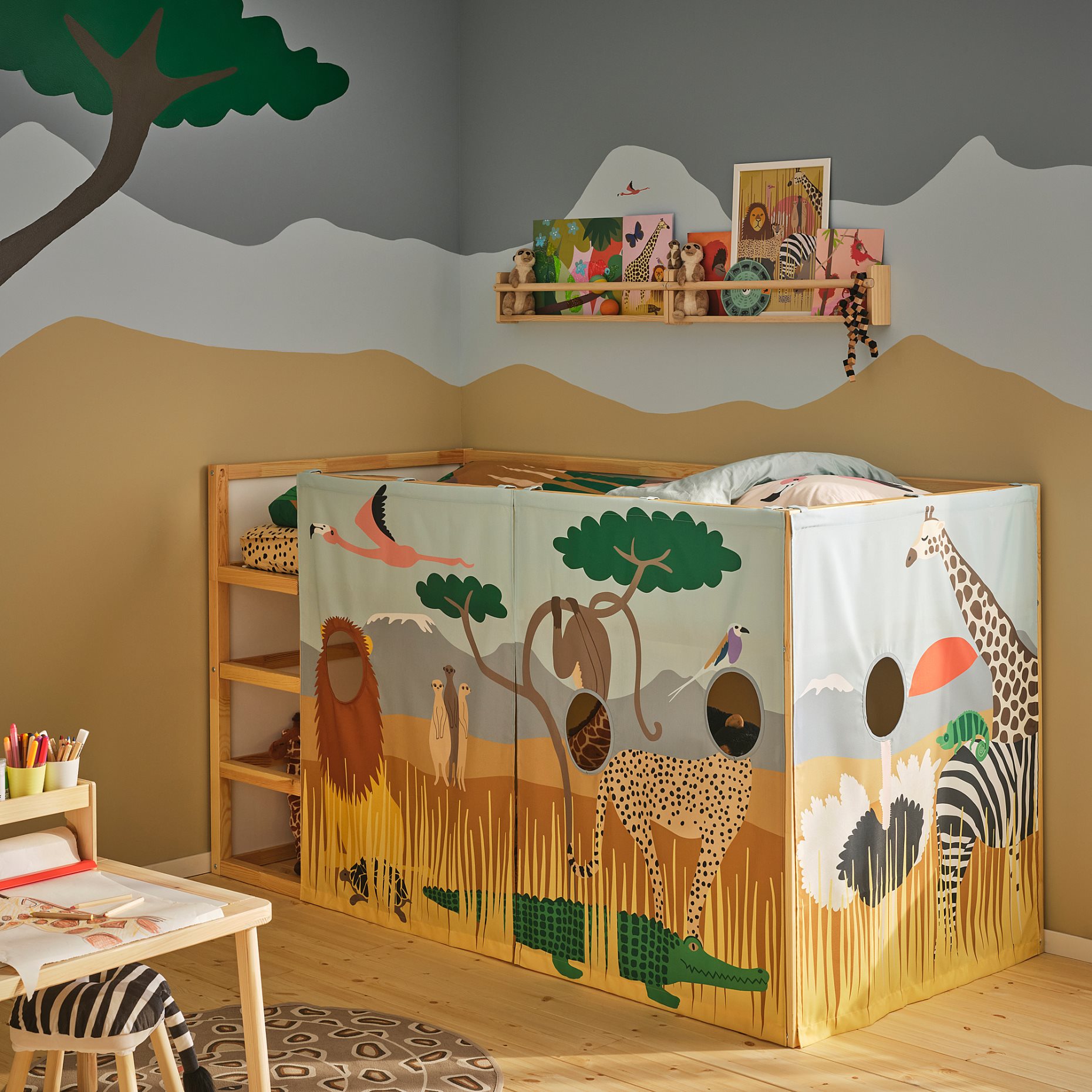 KURA, κουρτίνα κρεβατιού, 906.032.18