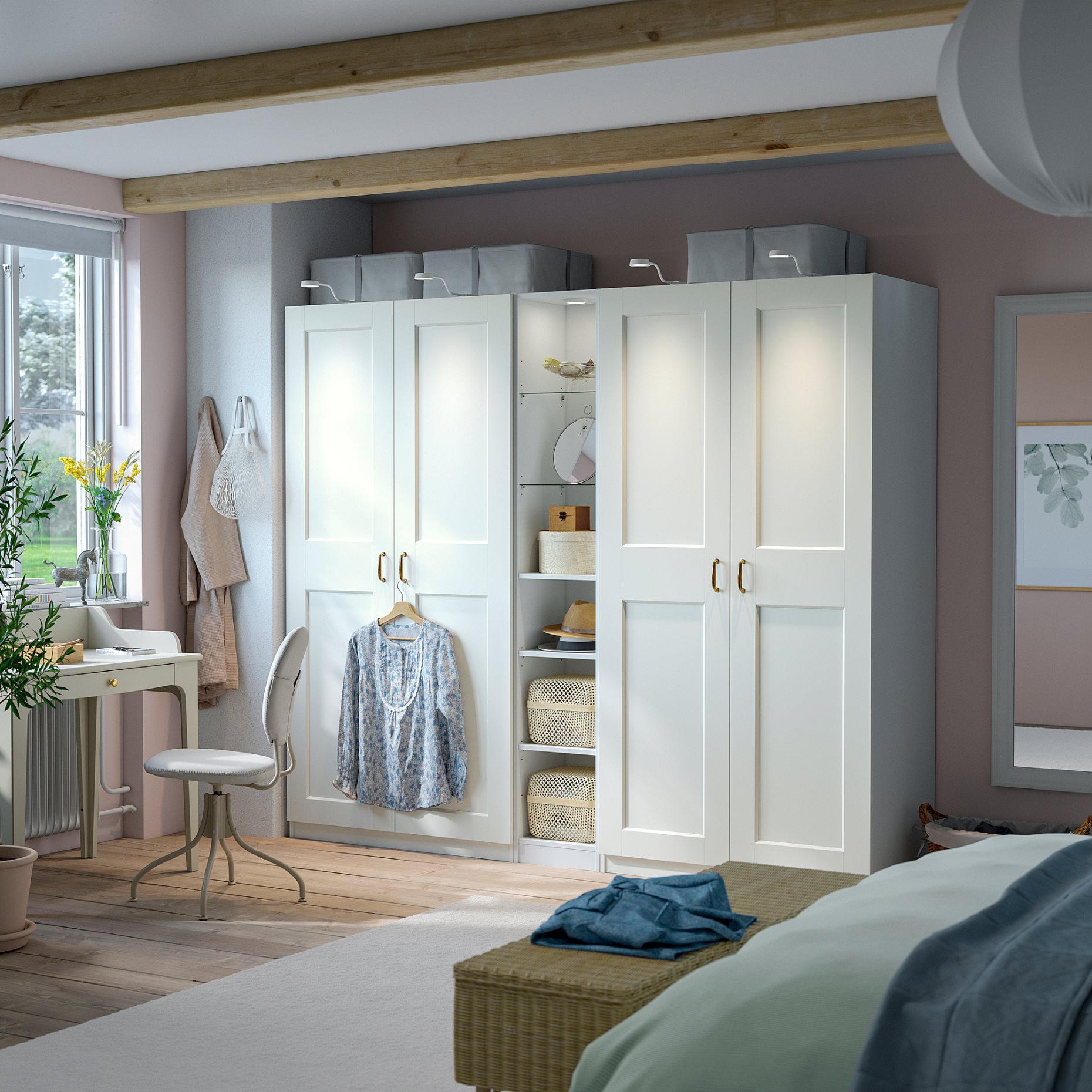 PAX, πρόσθετη μεσαία μονάδα, 35x35x201 cm, 906.038.26