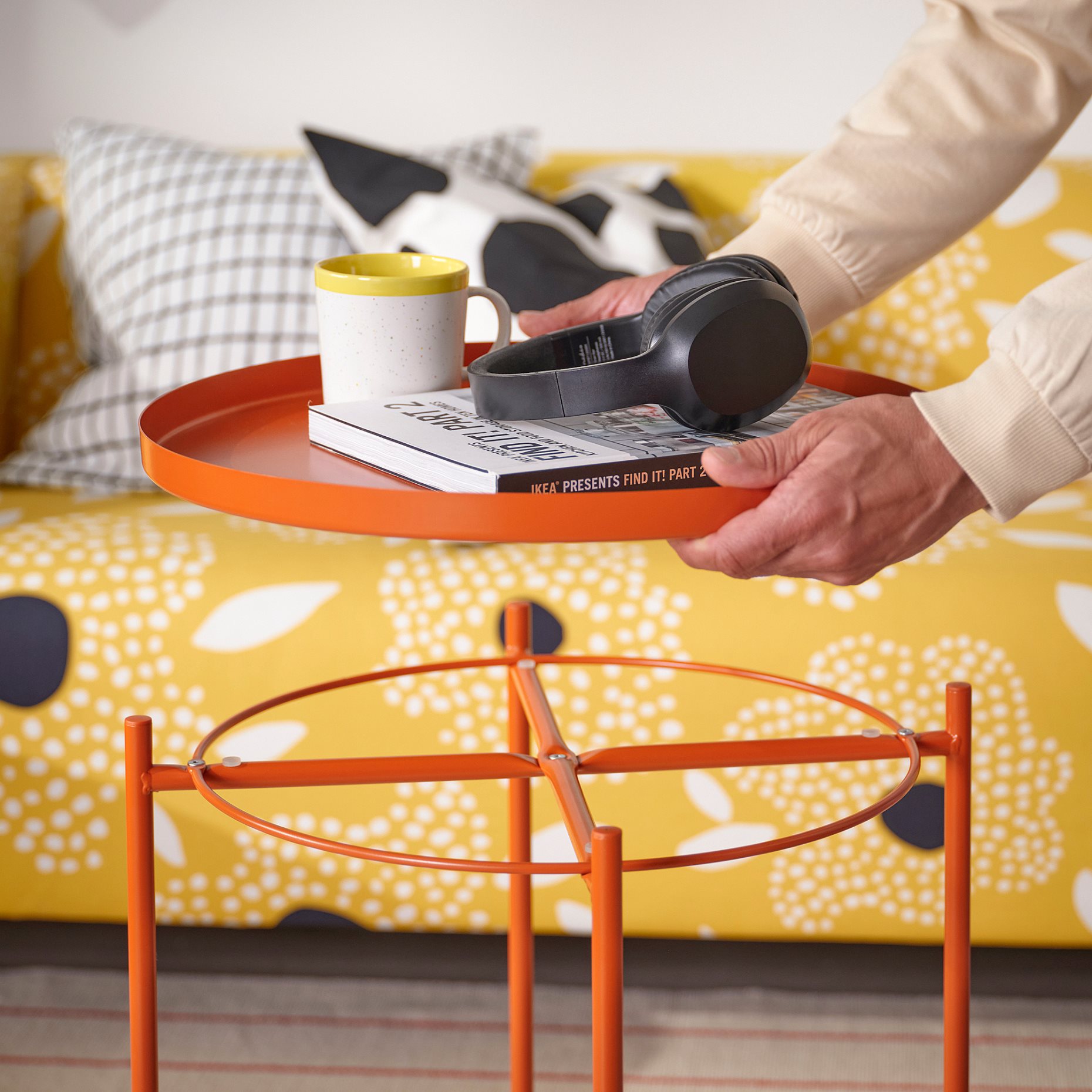 GLADOM, tray table, 45x53 cm, 906.040.34