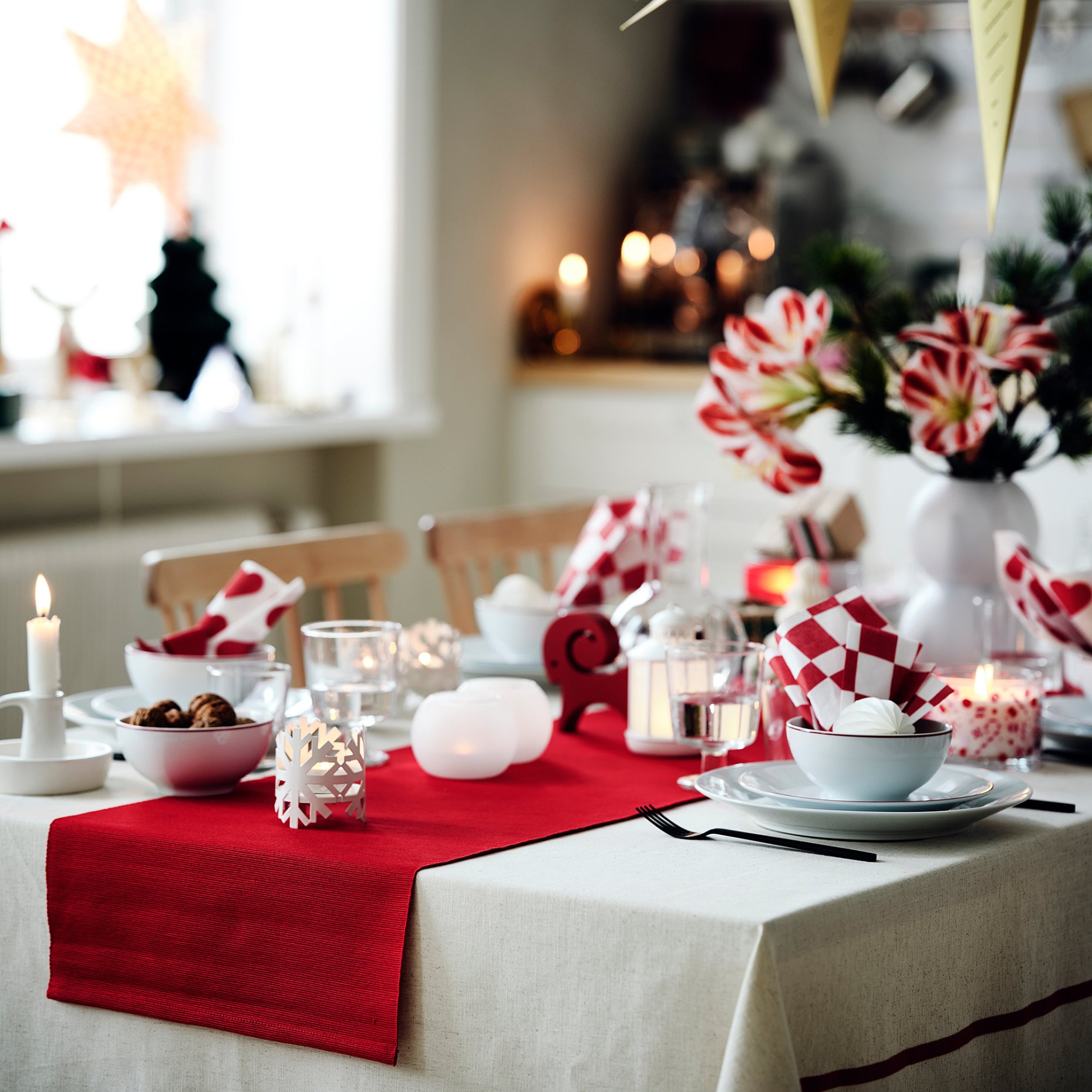 VINTERFINT, τραπεζομάντηλο μέσης, 35x130 cm, 906.044.06