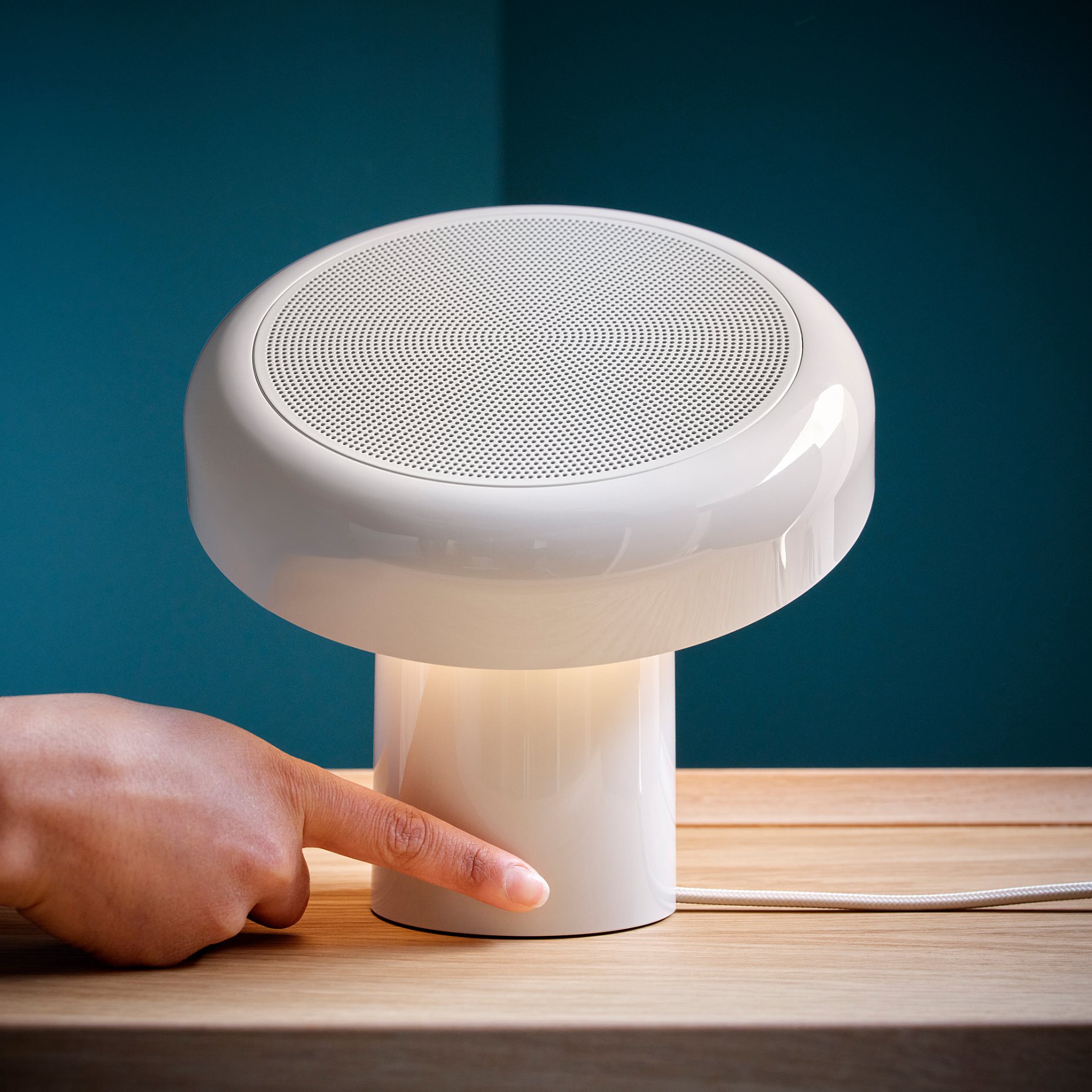 BLOMPRAKT, bluetooth speaker lamp, 906.049.44