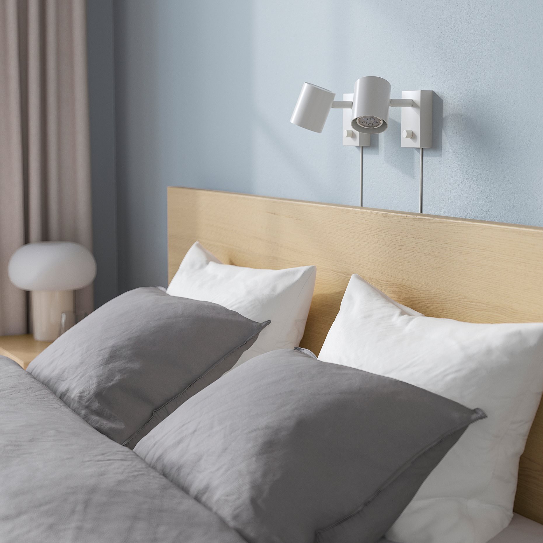MALM, bed frame/high, 180X200 cm, 991.751.71