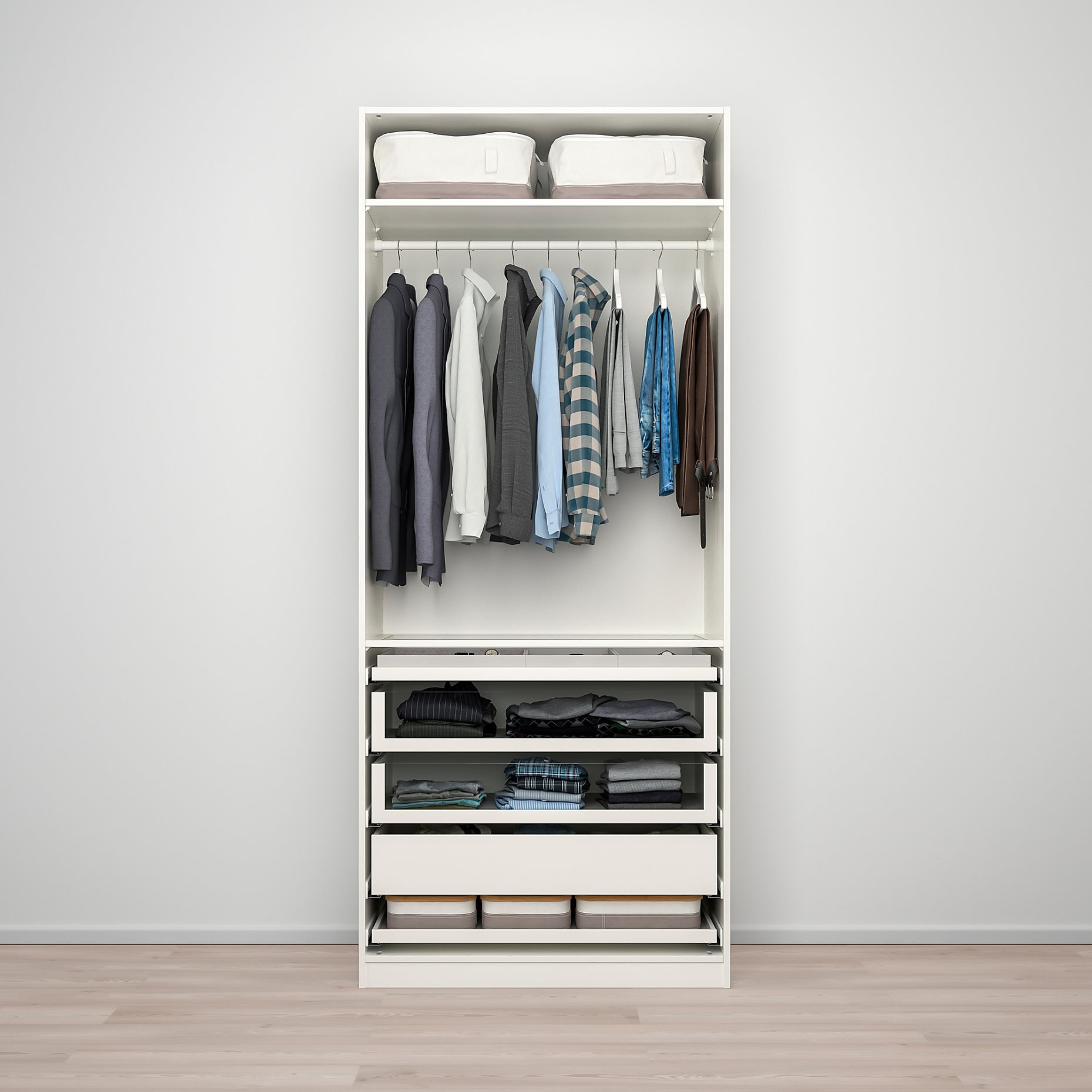 PAX, wardrobe combination, 100x60x236 cm, 993.291.40