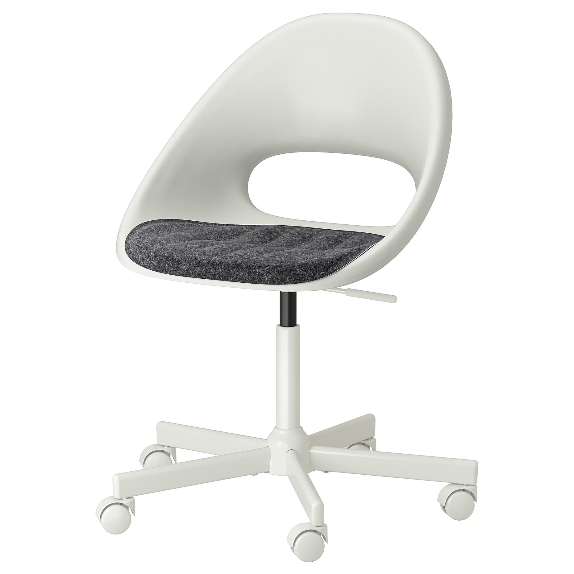 LOBERGET/MALSKAR, swivel chair with pad, 994.454.51