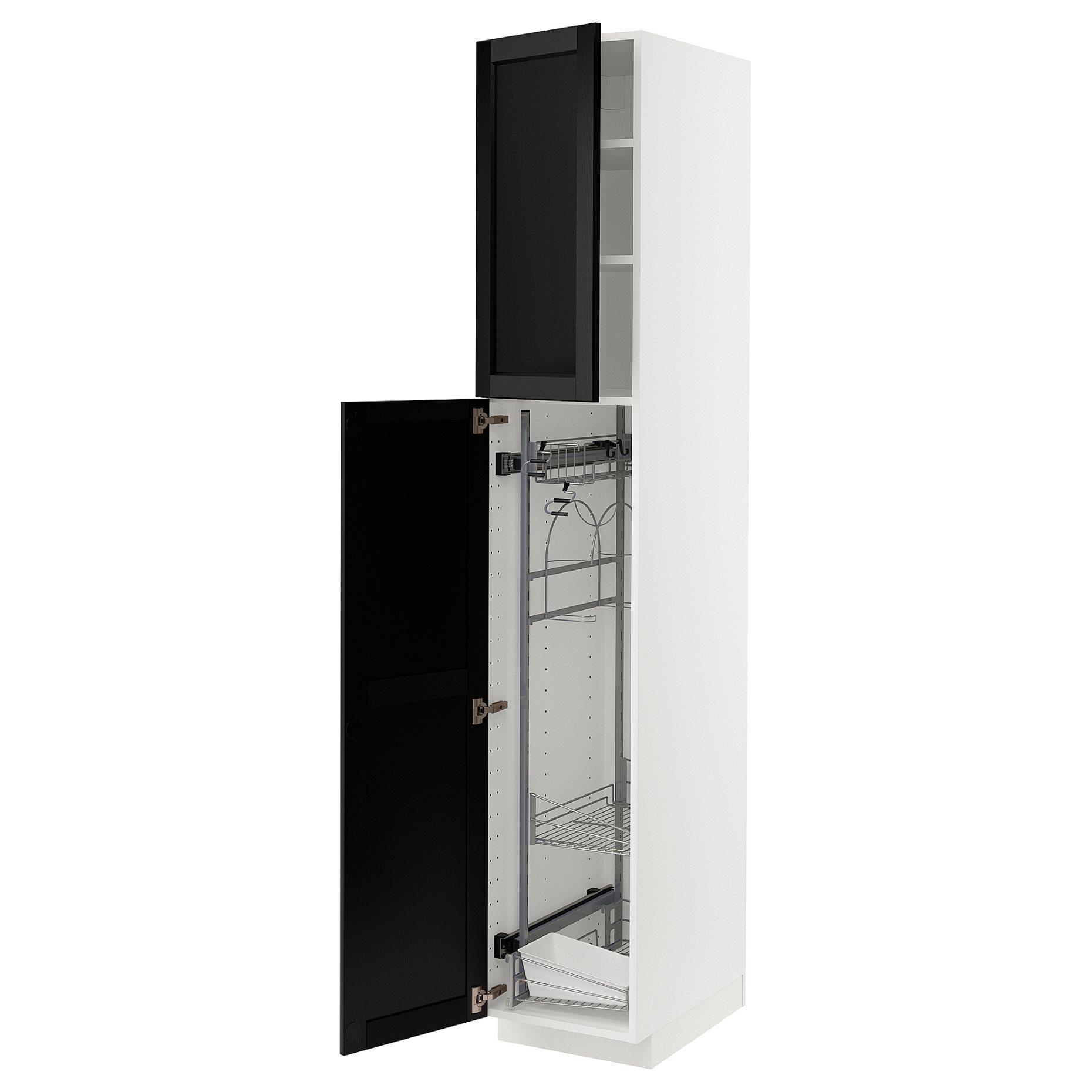METOD, high cabinet with cleaning interior, 40x60x220 cm, 994.559.49