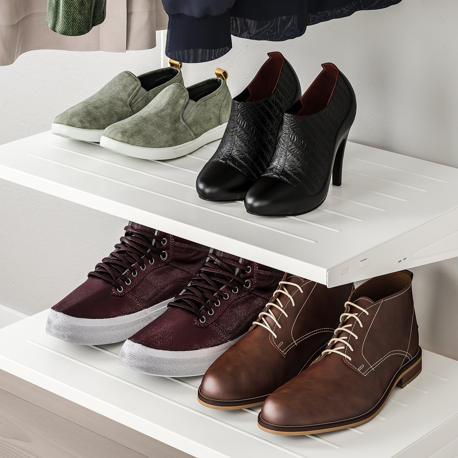 BOAXEL, wardrobe combination, 187x40x201 cm, 994.694.75