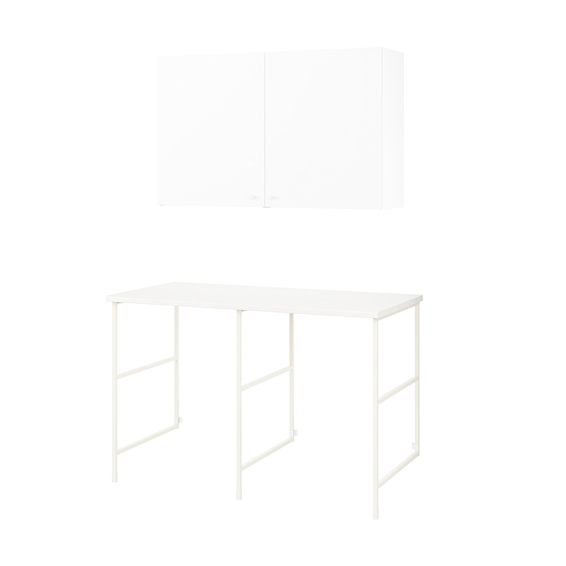 ENHET, σύνθεση αποθήκευσης για χώρο πλυντήριου, 139x63.5x85.5 cm, 994.774.75