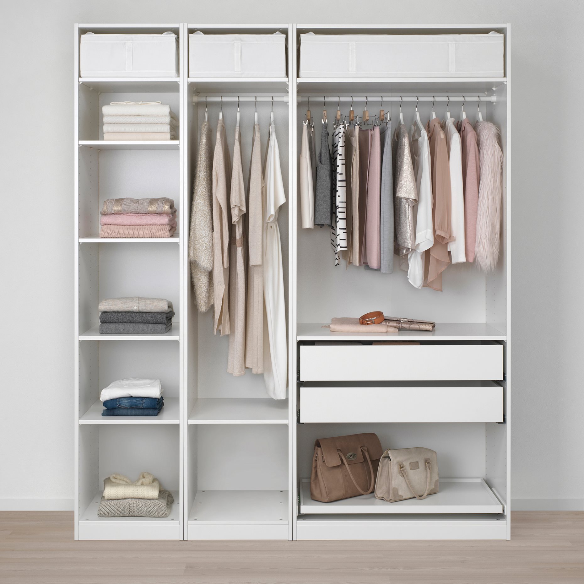 PAX/GRIMO, wardrobe combination, 200x60x236 cm, 995.026.39