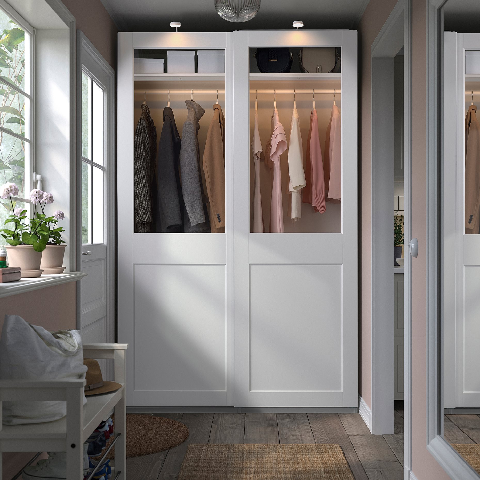PAX/GRIMO, wardrobe combination, 150x66x236 cm, 995.028.80
