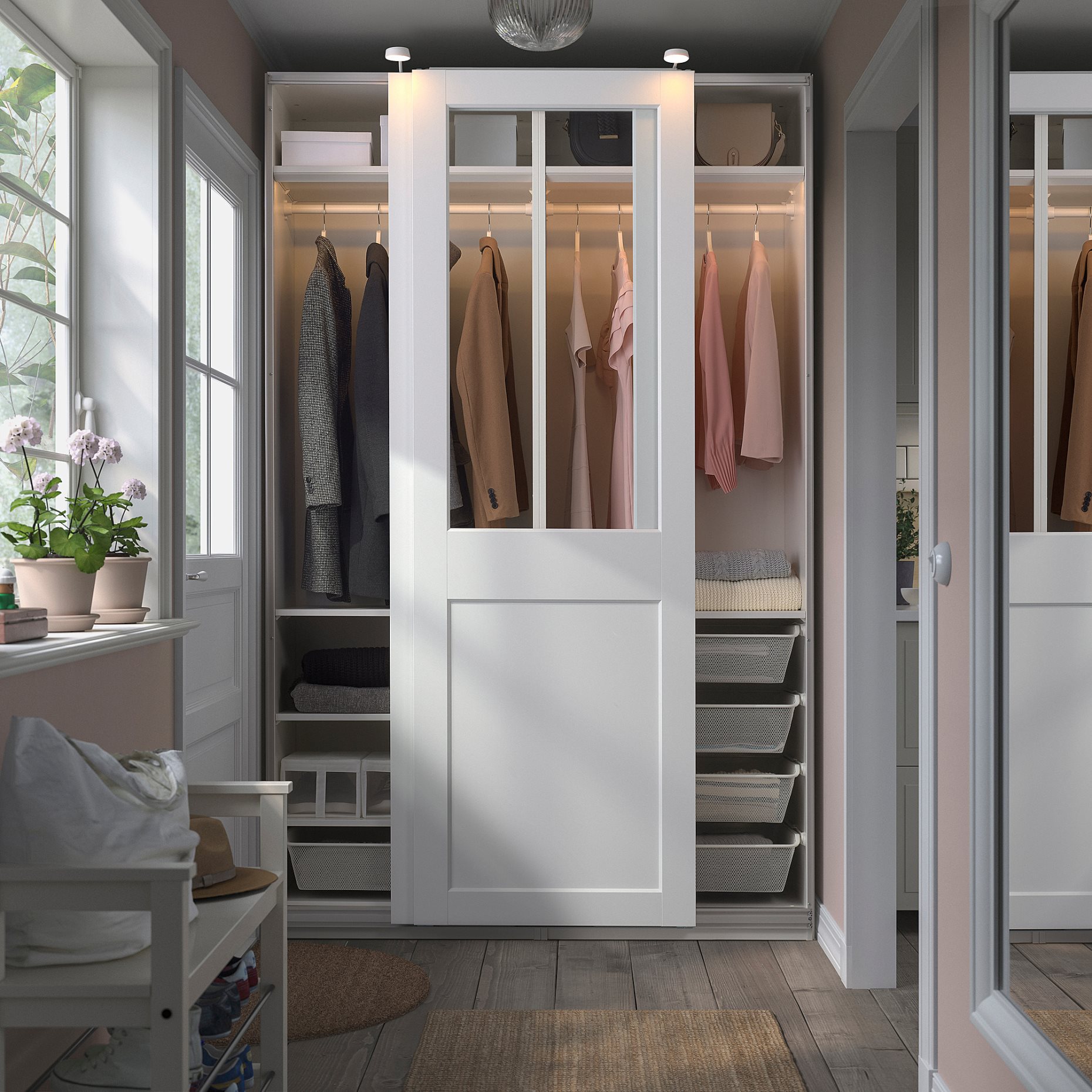 PAX/GRIMO, wardrobe combination, 150x66x236 cm, 995.028.80