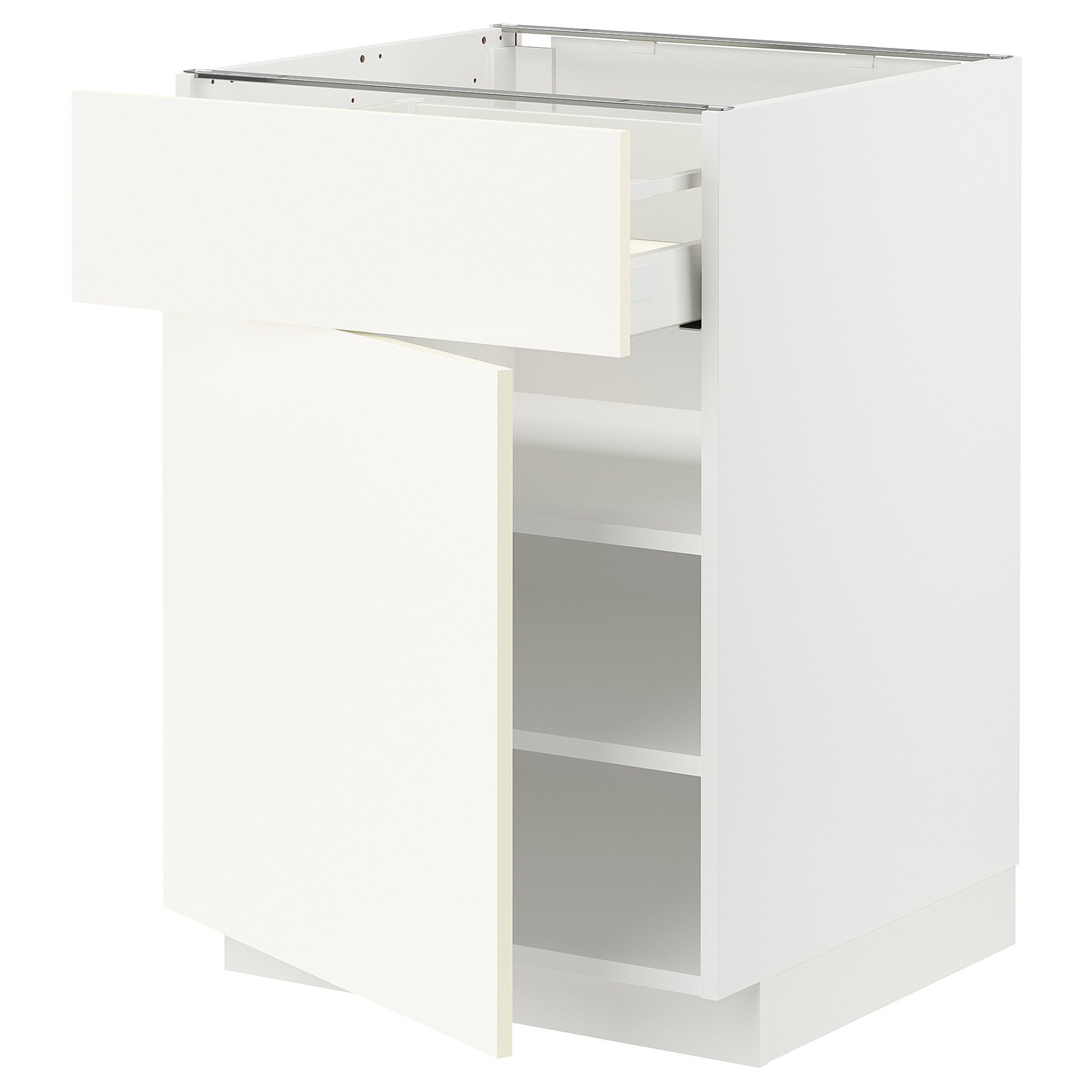 METOD, base cabinet with drawer/door, 60x60 cm, 995.069.96