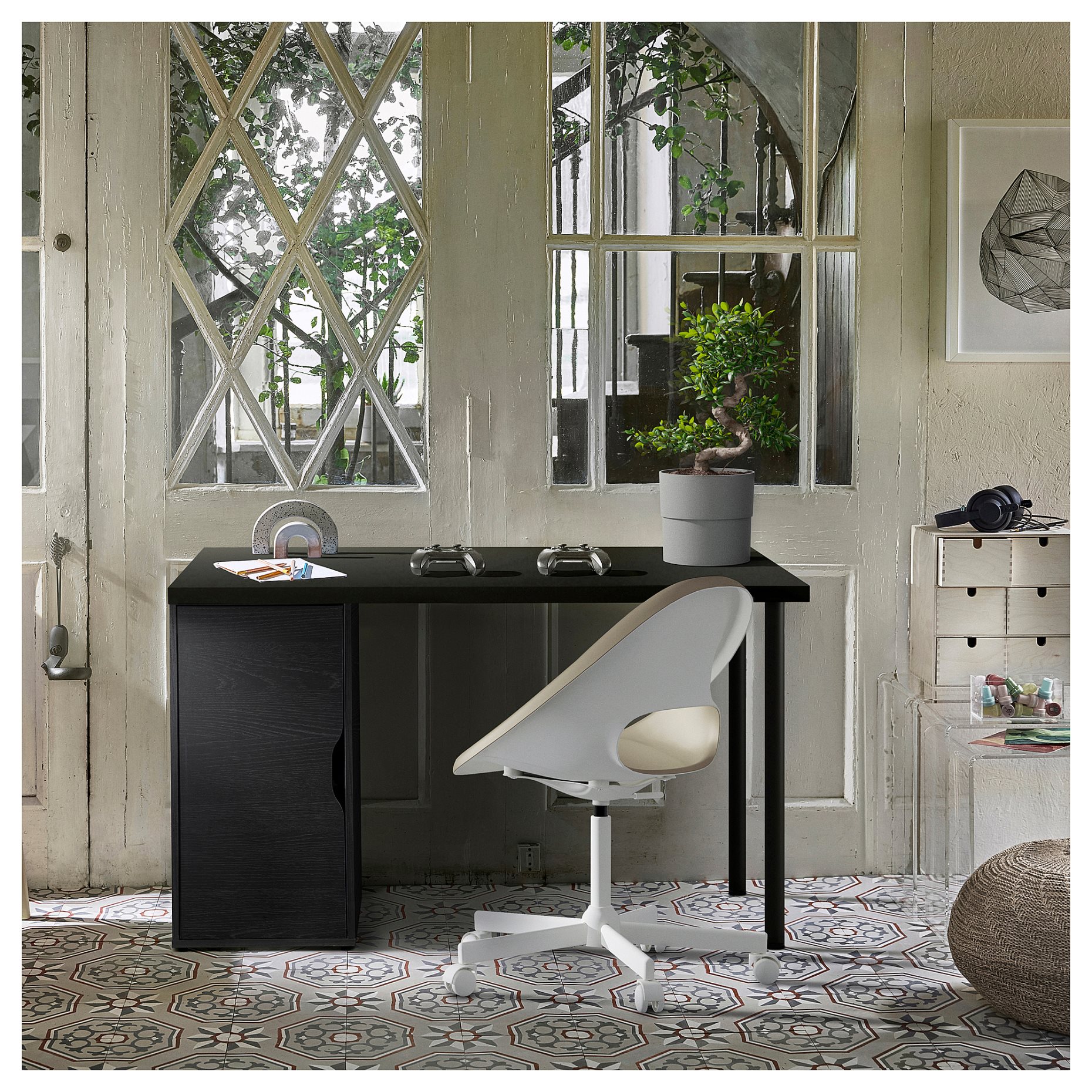 LAGKAPTEN/ALEX, γραφείο, 120x60 cm, 995.109.03