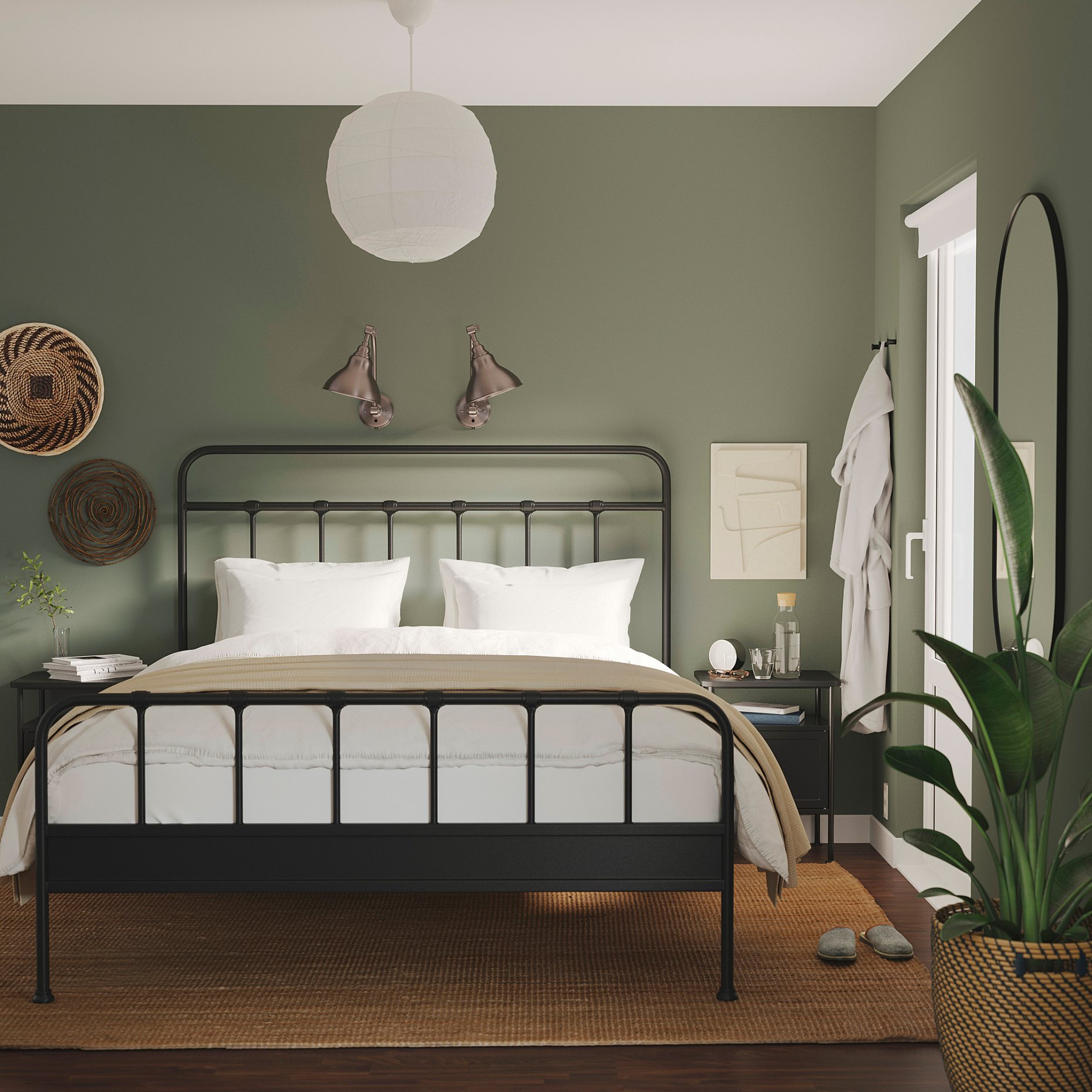 STJÄRNÖ/GRÅFJÄL, έπιπλα υπνοδωματίου, 3 τεμ. 160x200 cm, 995.776.39