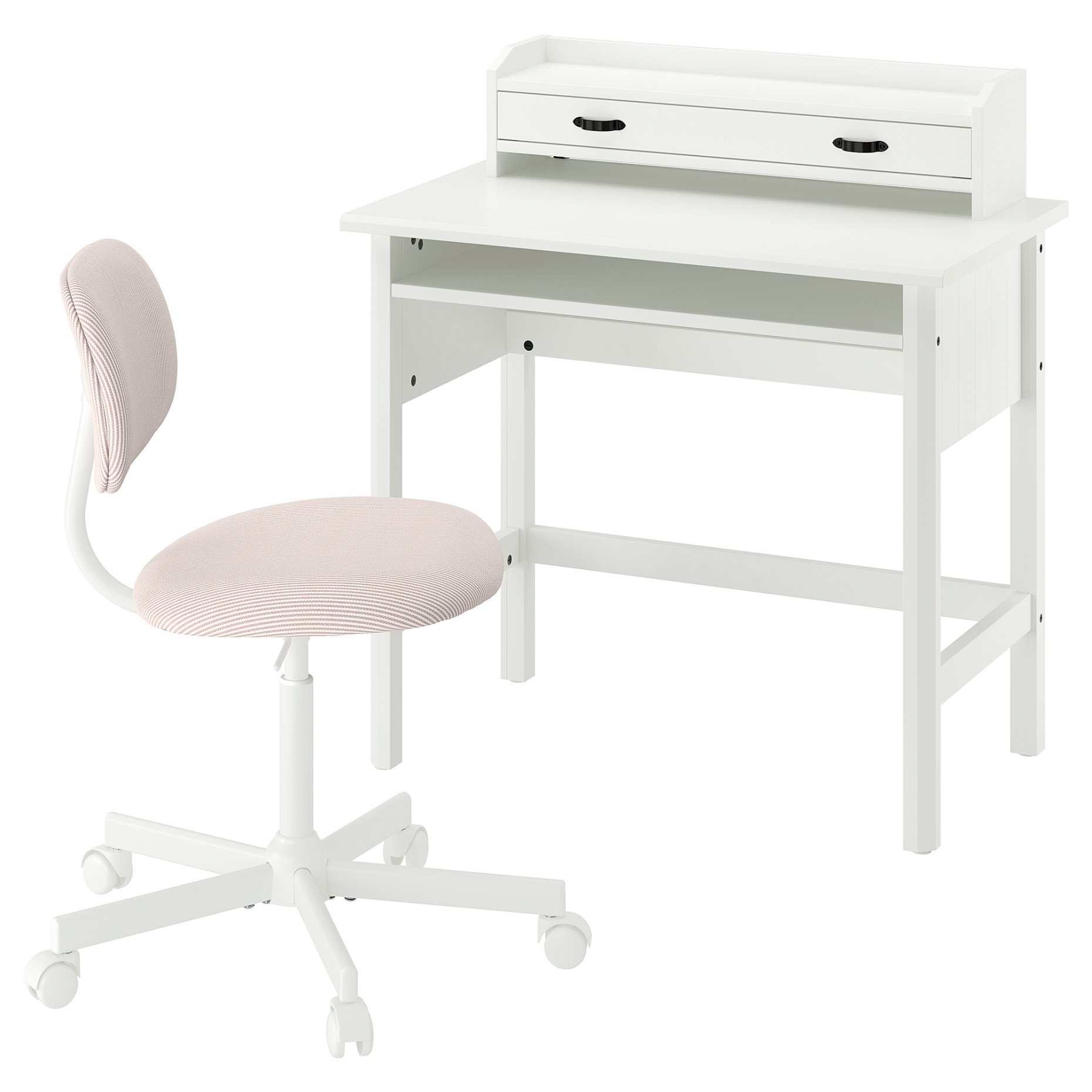 BRYTNING/BLECK, desk and chair, 85x53 cm, 996.212.51