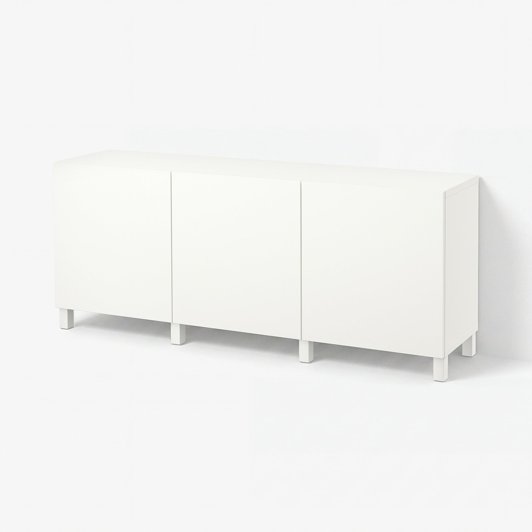 BESTÅ, storage combination with doors, 180x42x74 cm, 291.397.18