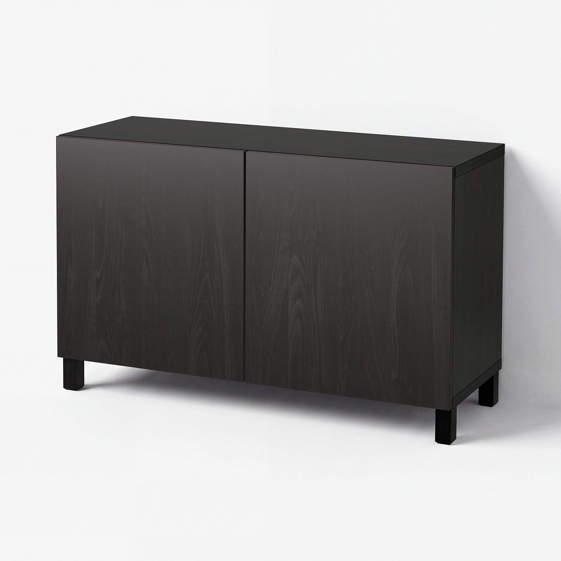 BESTÅ, σύνθεση αποθήκευσης με πόρτες, 120x42x74 cm, 992.098.21