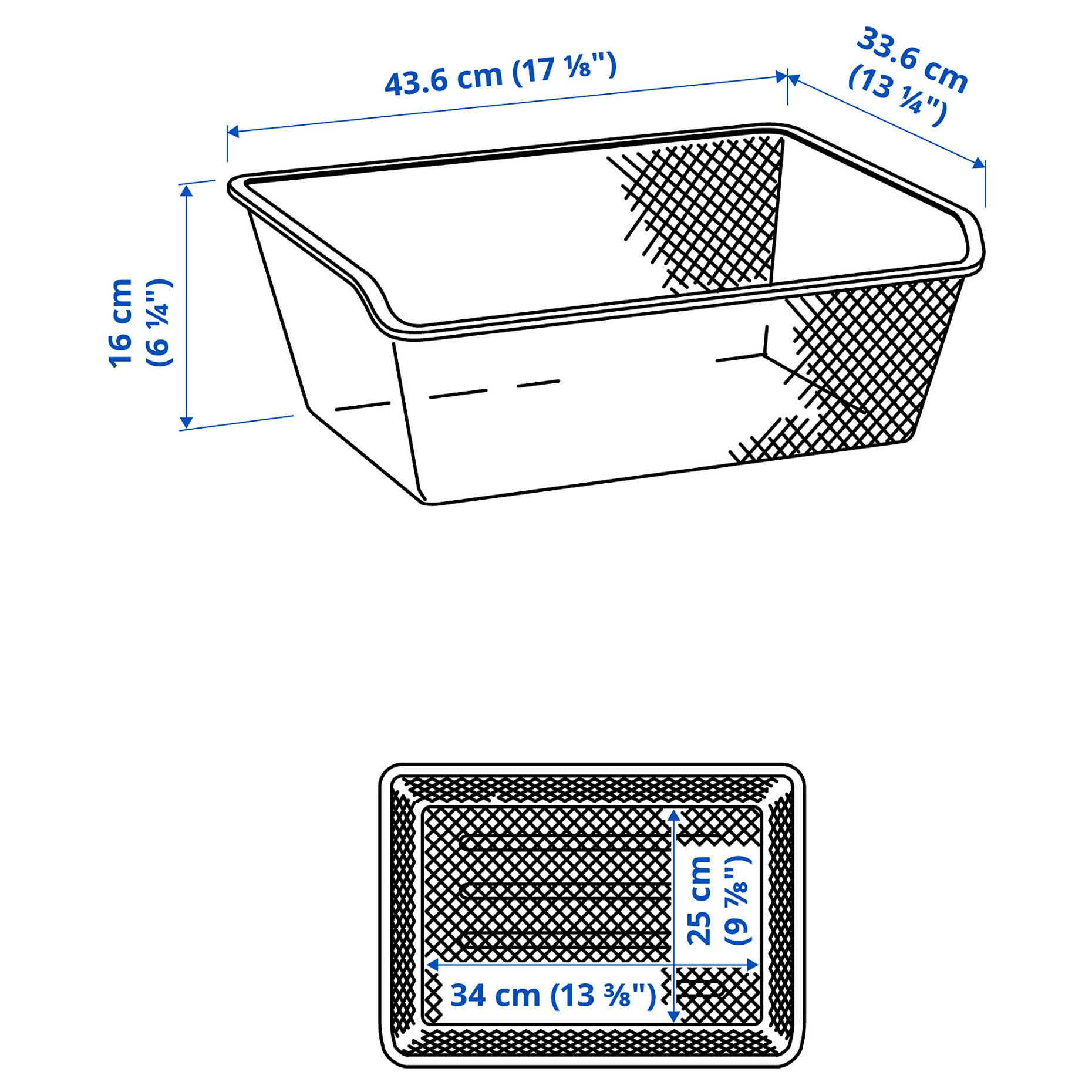 KOMPLEMENT, mesh basket, 002.573.02