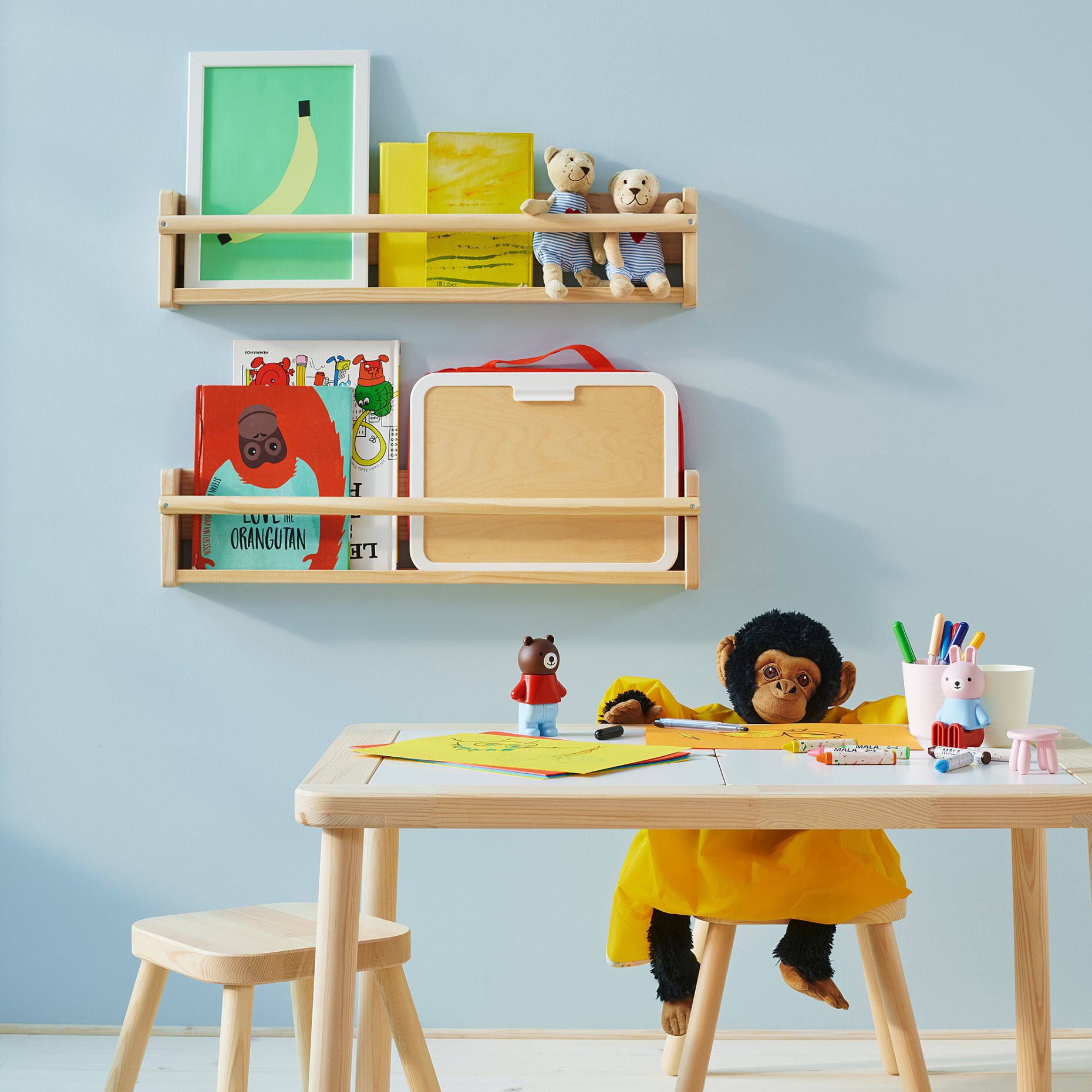 FLISAT, wall storage, 70x9x16 cm, 002.907.78