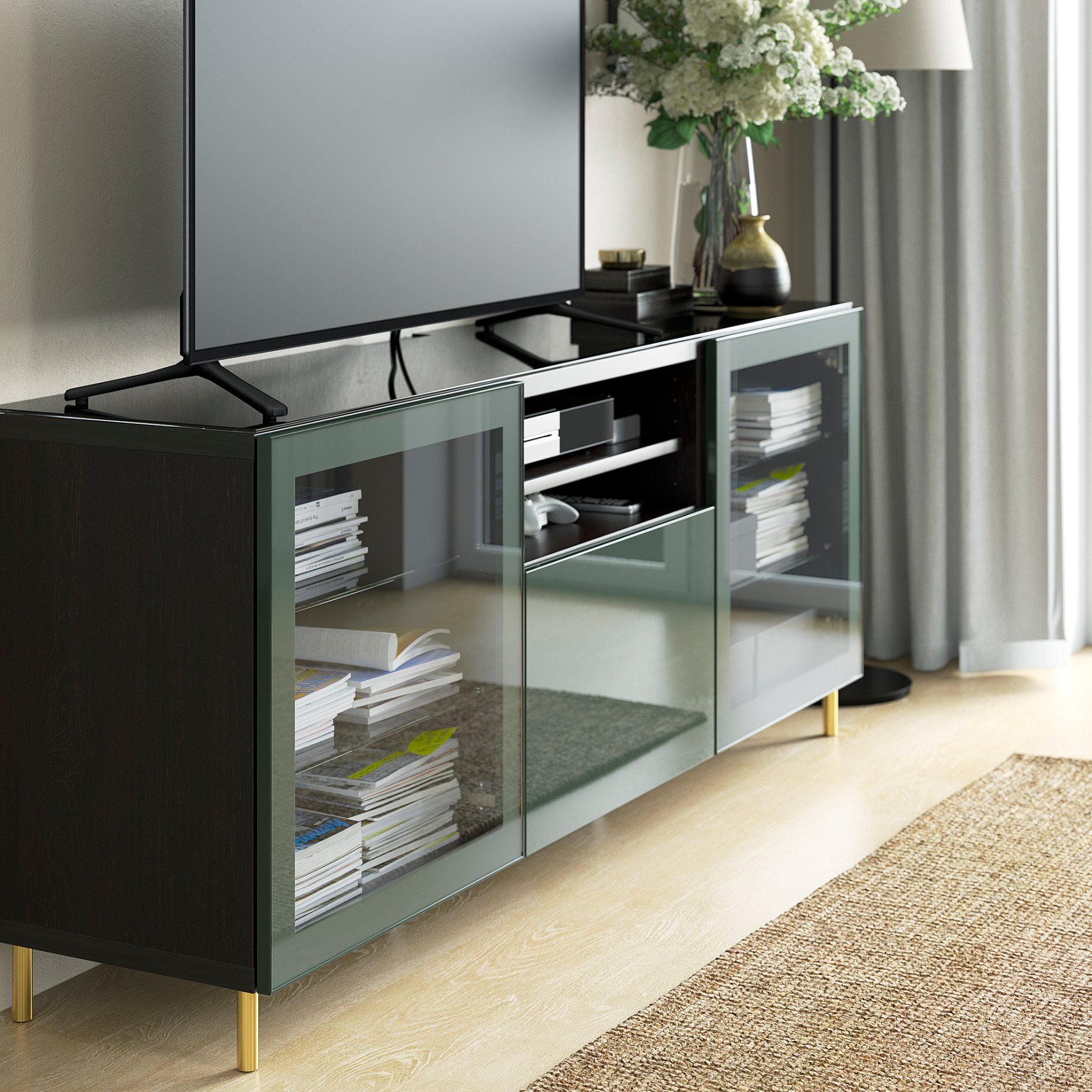 BESTÅ, άνω επικάλυψη για TV, 002.953.04