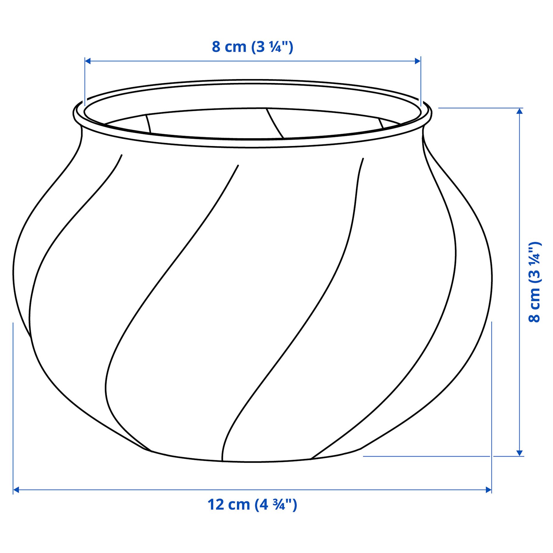 VILJESTARK, βάζο, 003.397.94