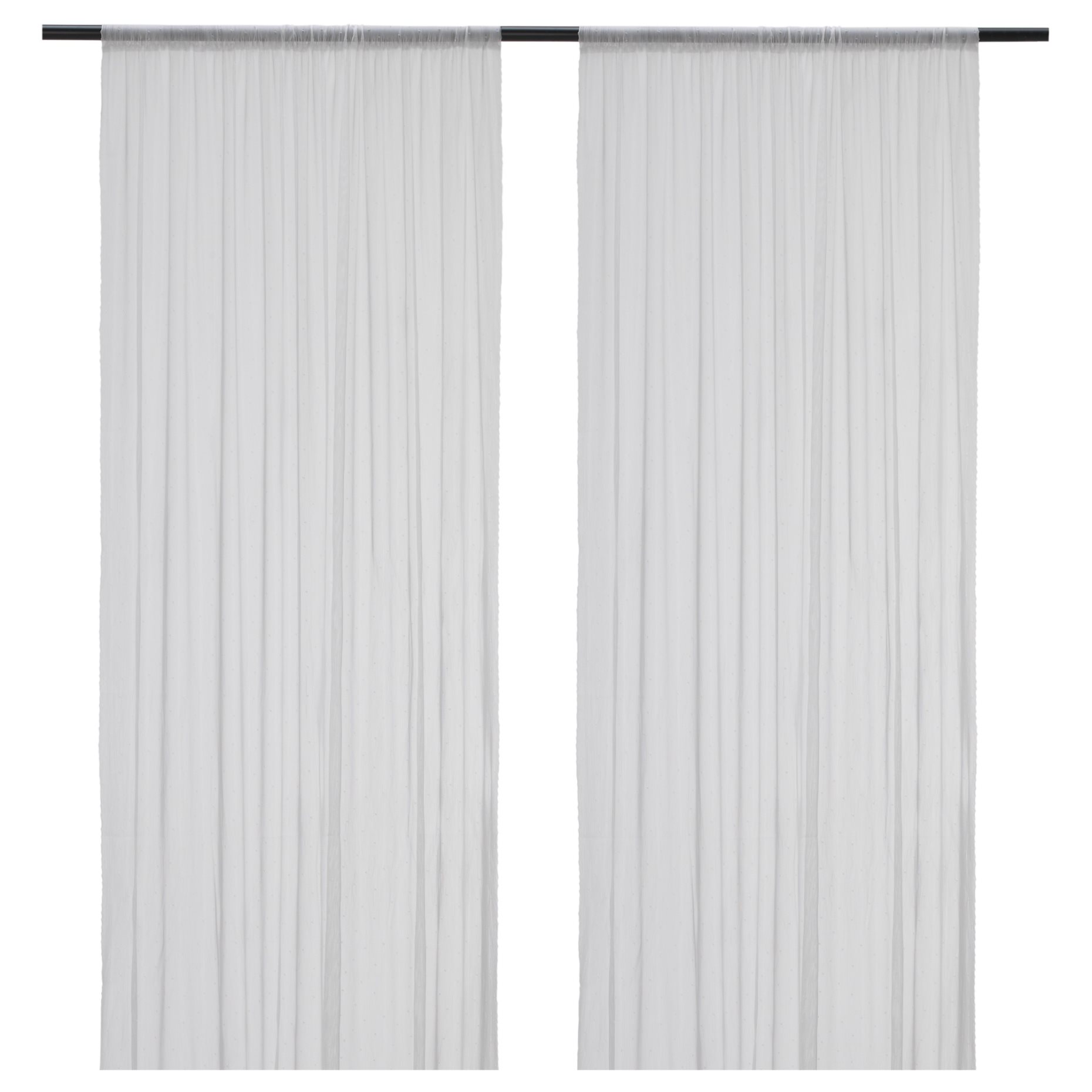 HILDRUN, sheer curtains, 1 pair, 003.865.49