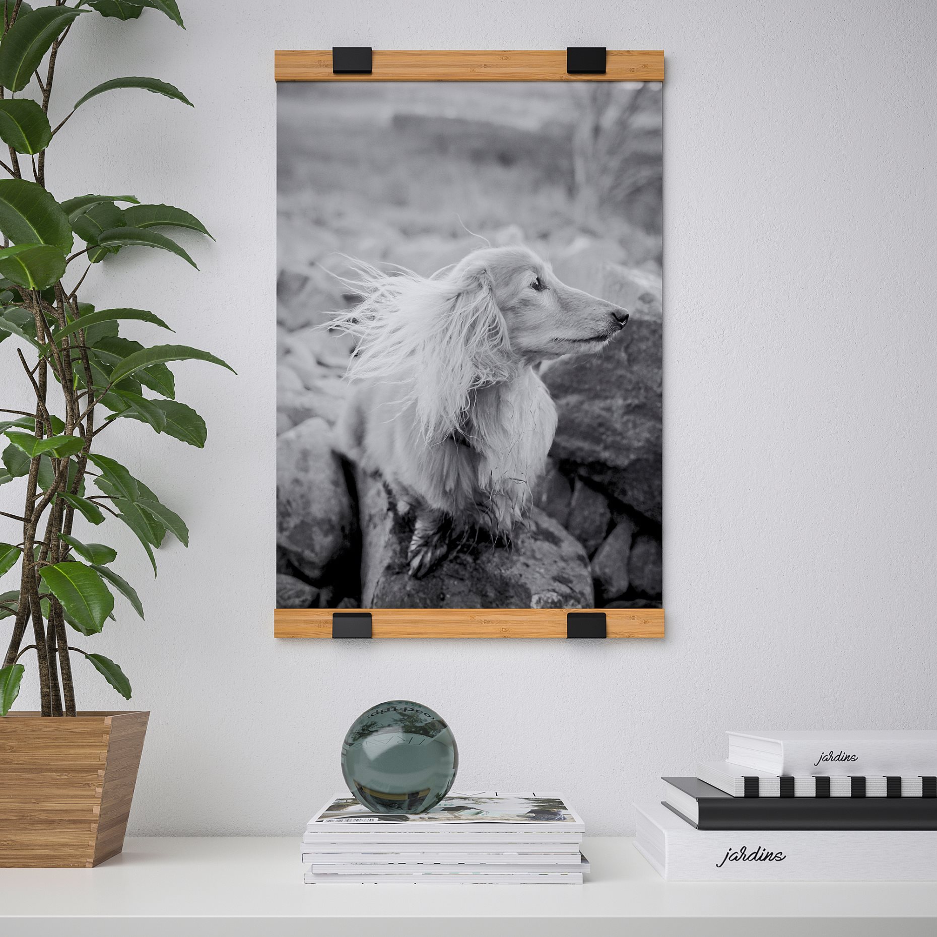 VISBÄCK, κρεμάστρα πόστερ, 40 cm, 004.230.28