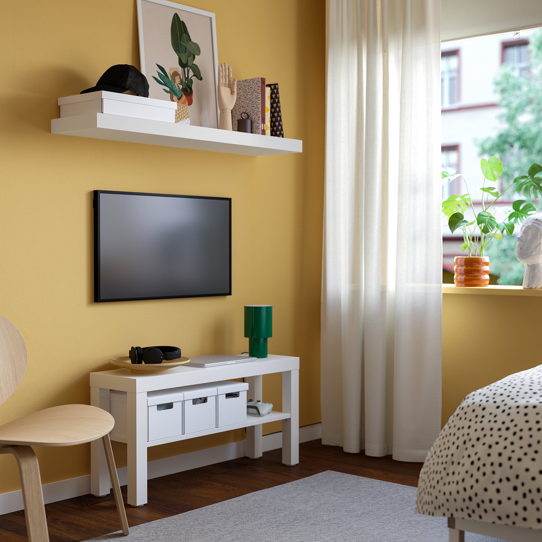 LACK, TV bench, 90x26x45 cm, 004.500.88