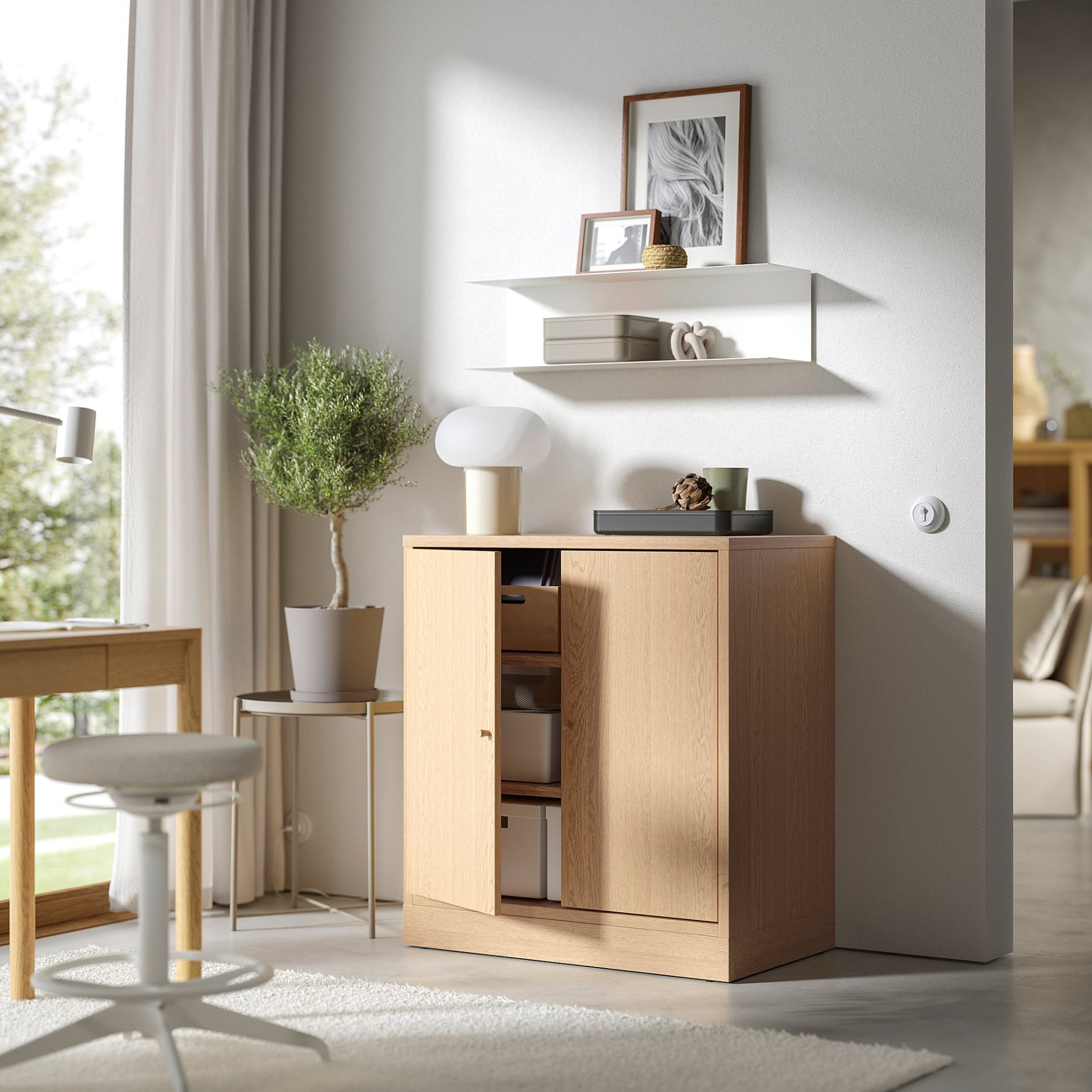 TONSTAD, cabinet with door, 82x47x90 cm, 004.892.36