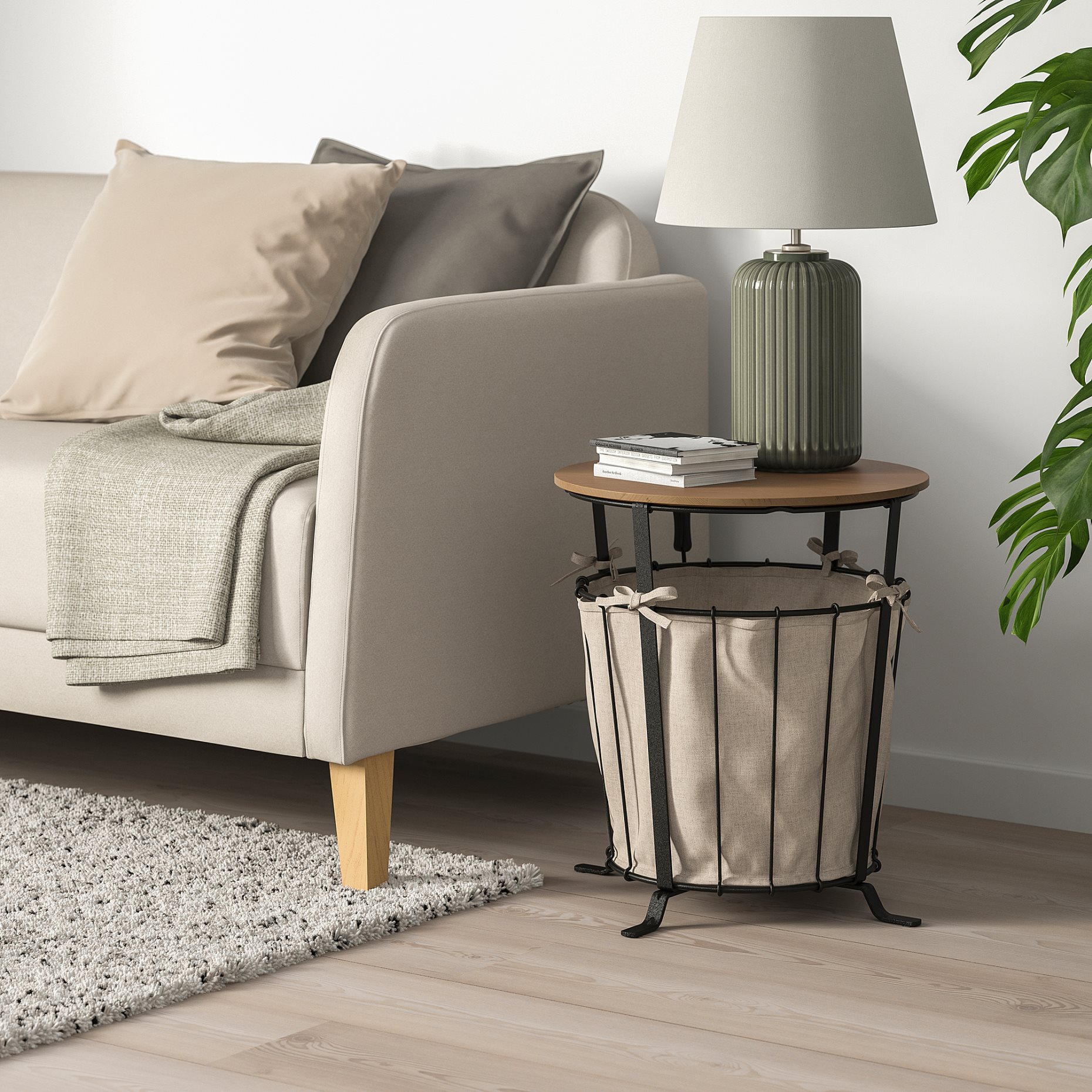 ÄNGESBYN, τραπέζι με αποθηκευτικό χώρο, 43 cm, 004.978.06