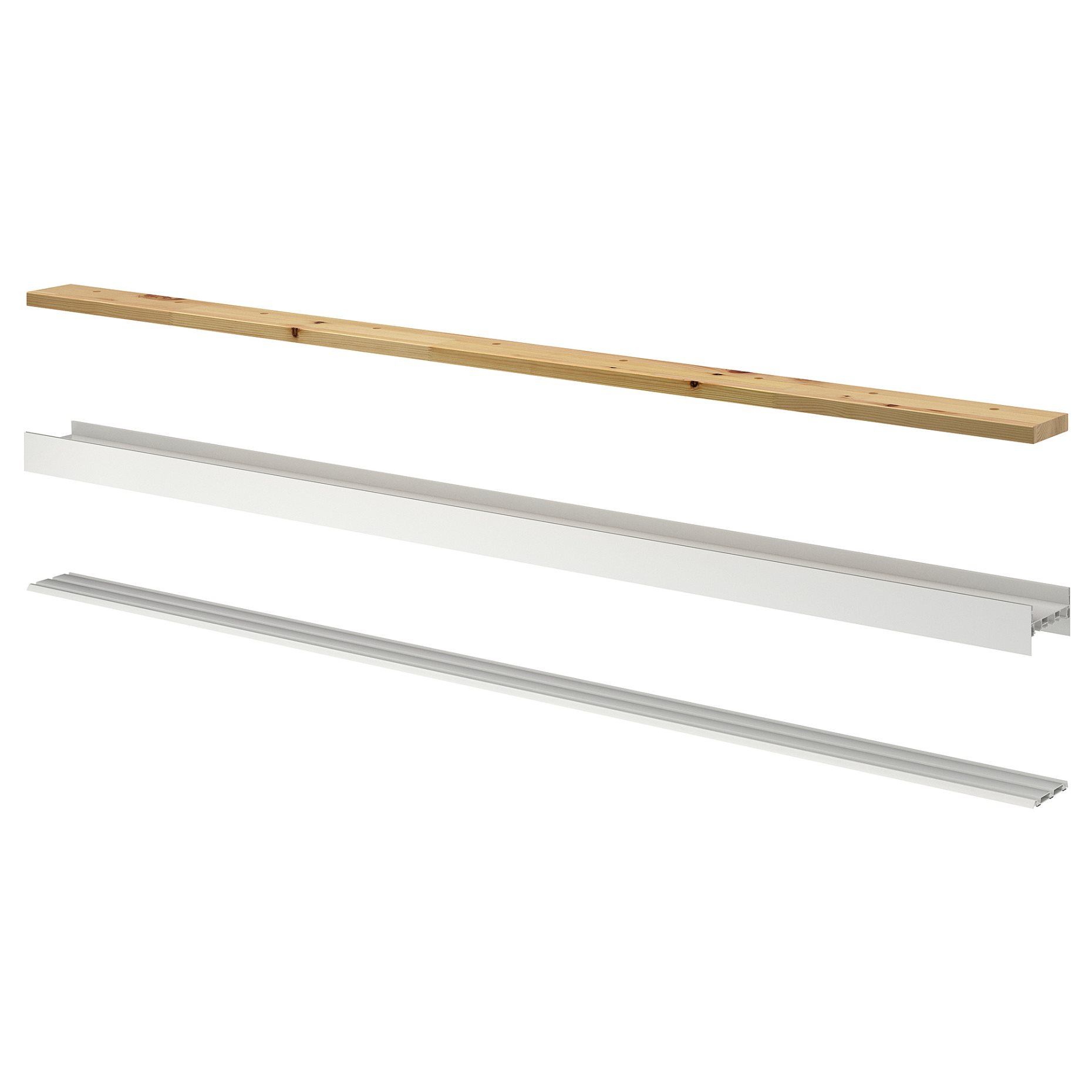 SKYTTA, rail for sliding door frame, 3 tracks, 005.126.42