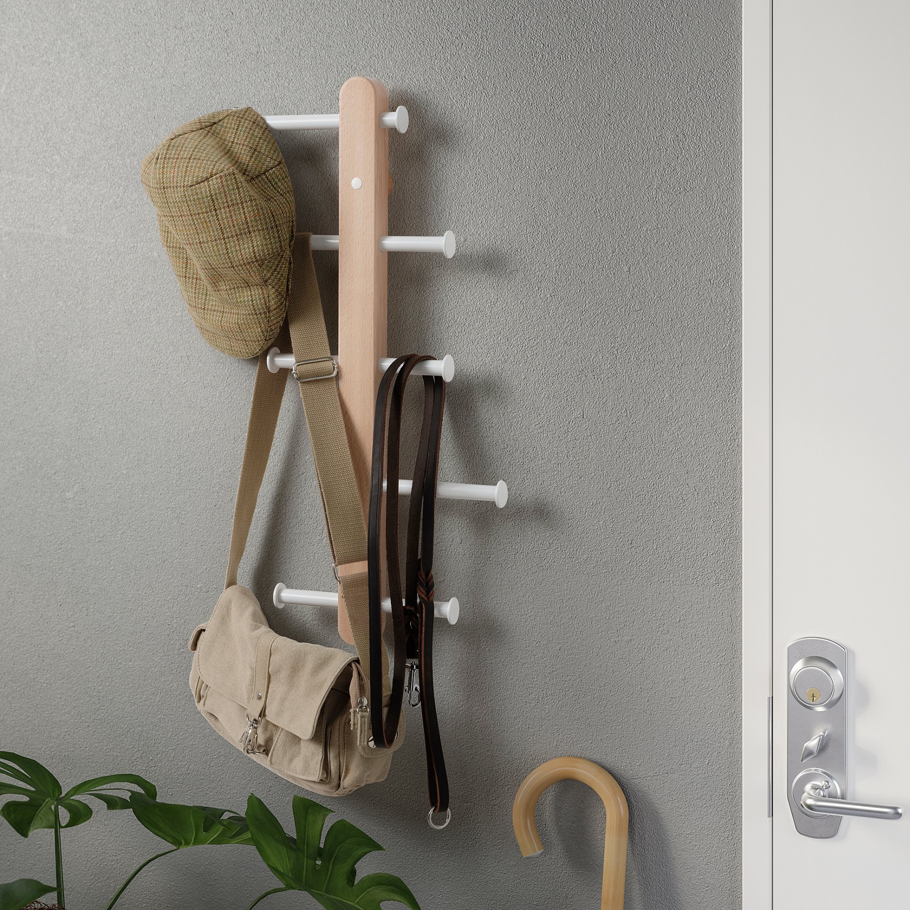 PLOGA, vertical hook rack, 60 cm, 005.283.46